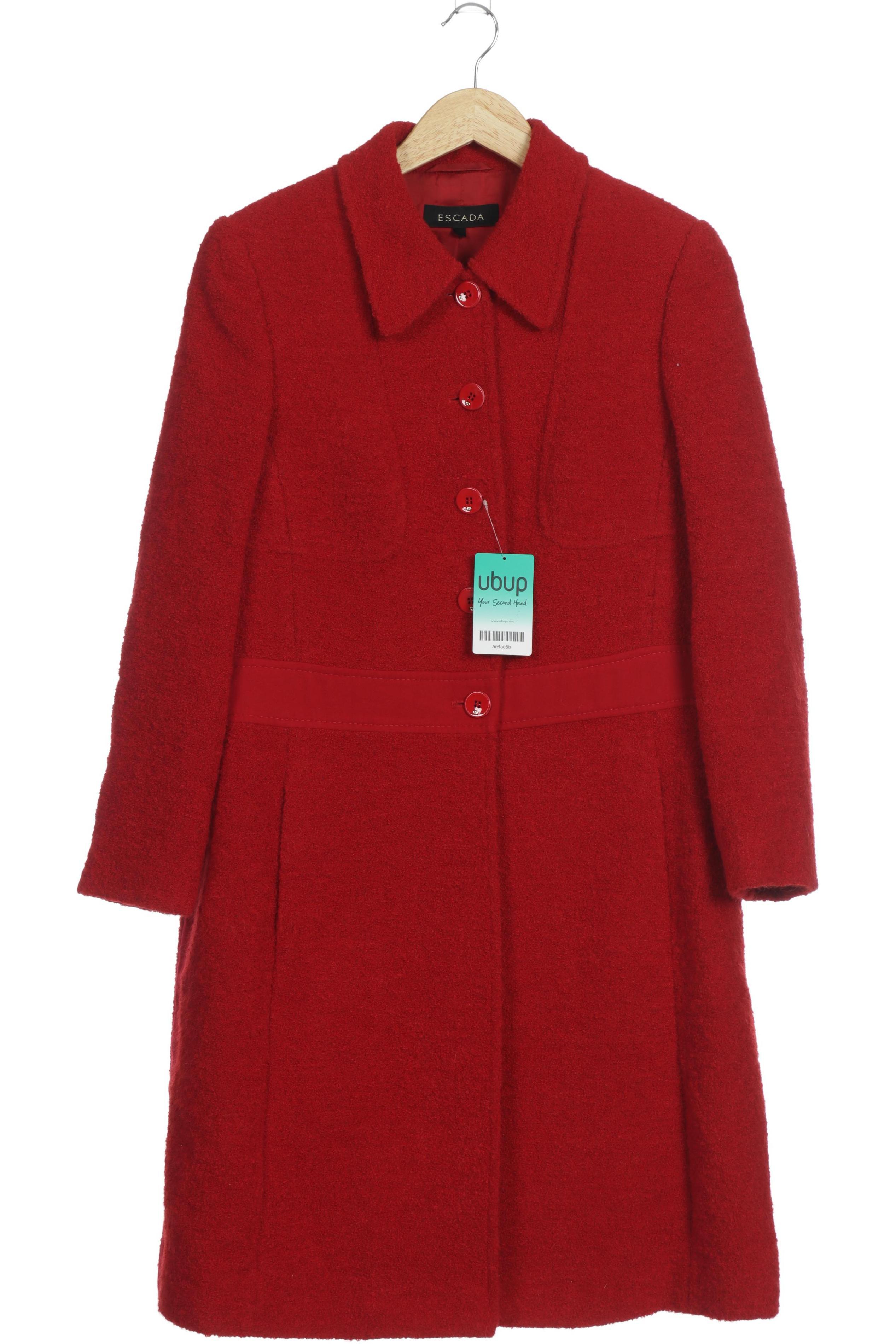 

Escada Damen Mantel, rot, Gr. 40