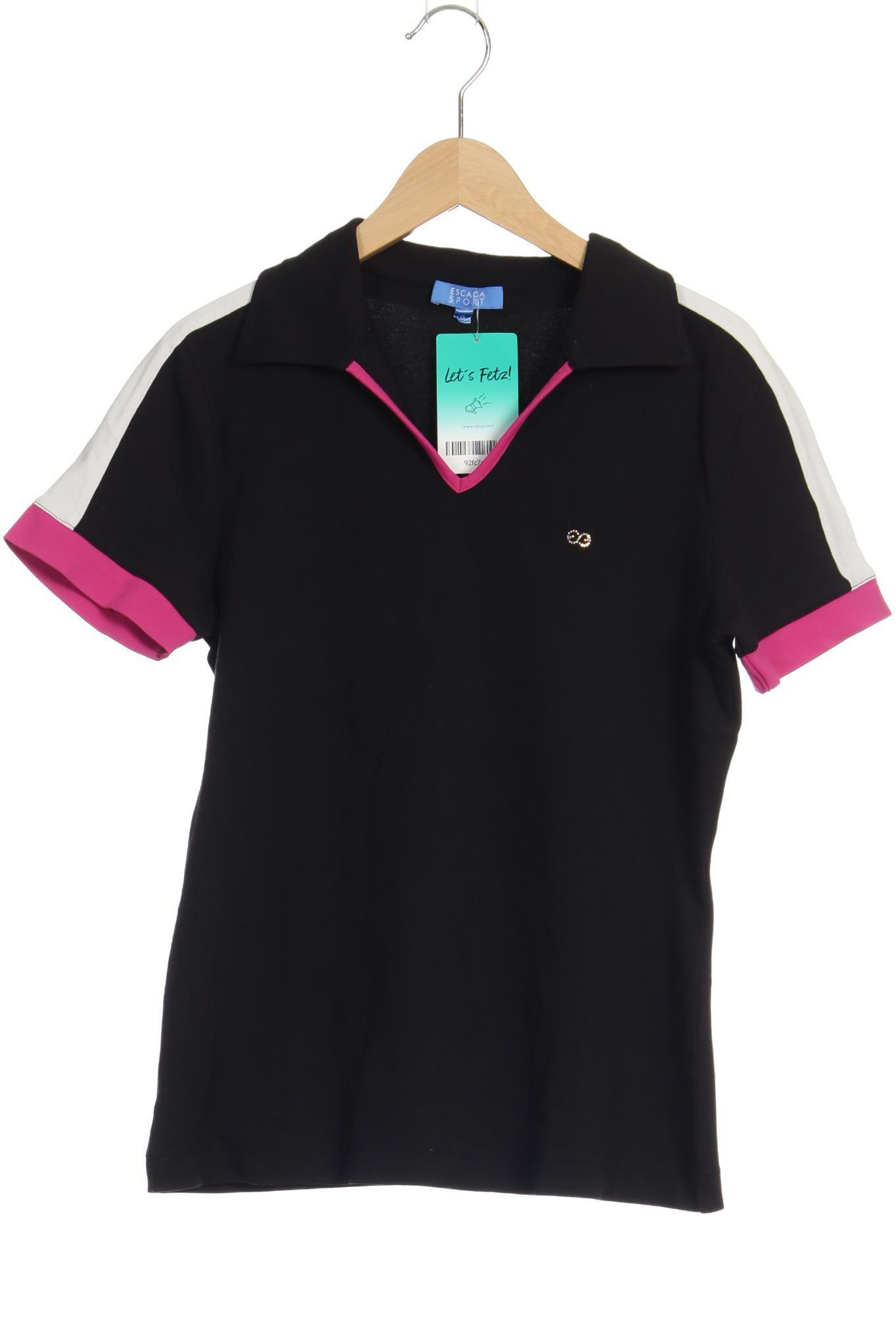 

Escada Sport Damen Poloshirt, schwarz, Gr.
