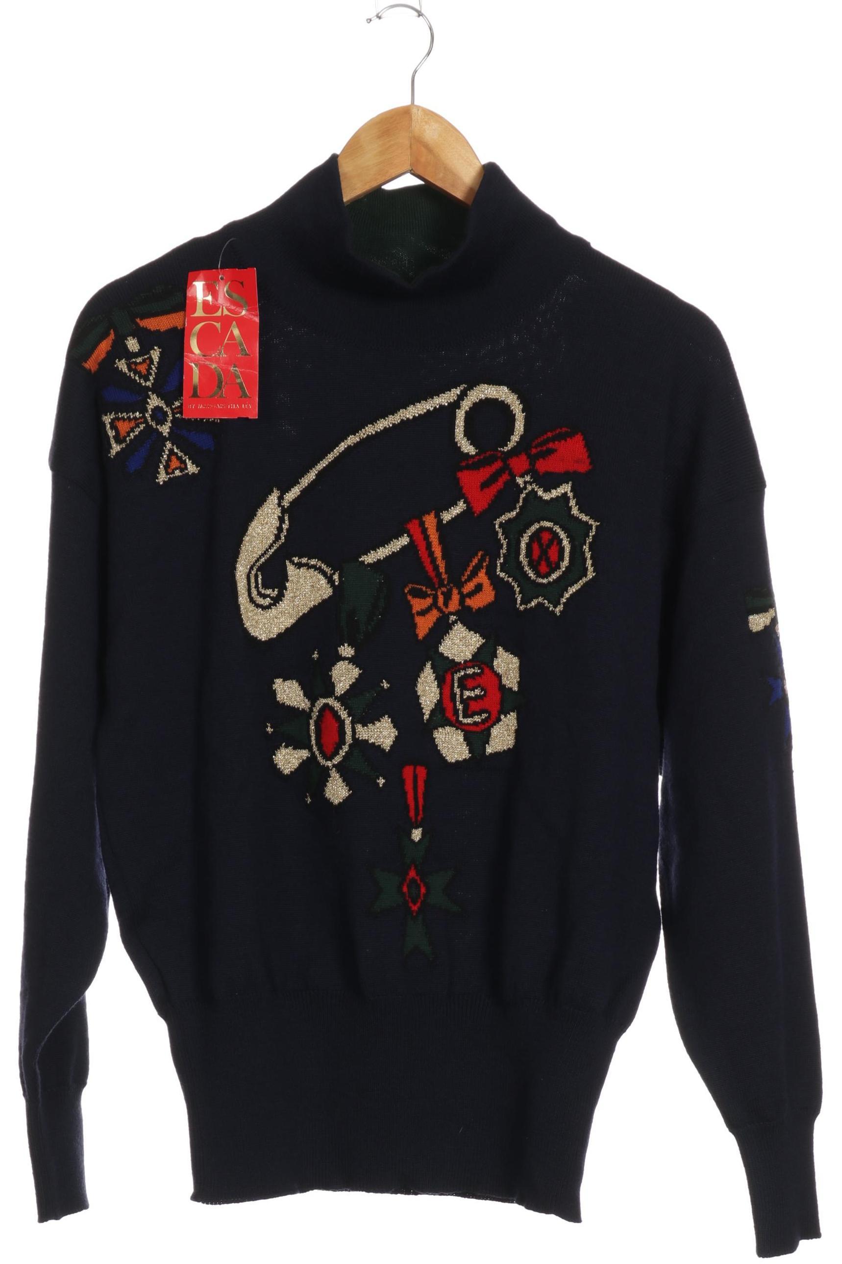 

Escada Damen Pullover, blau, Gr. 42