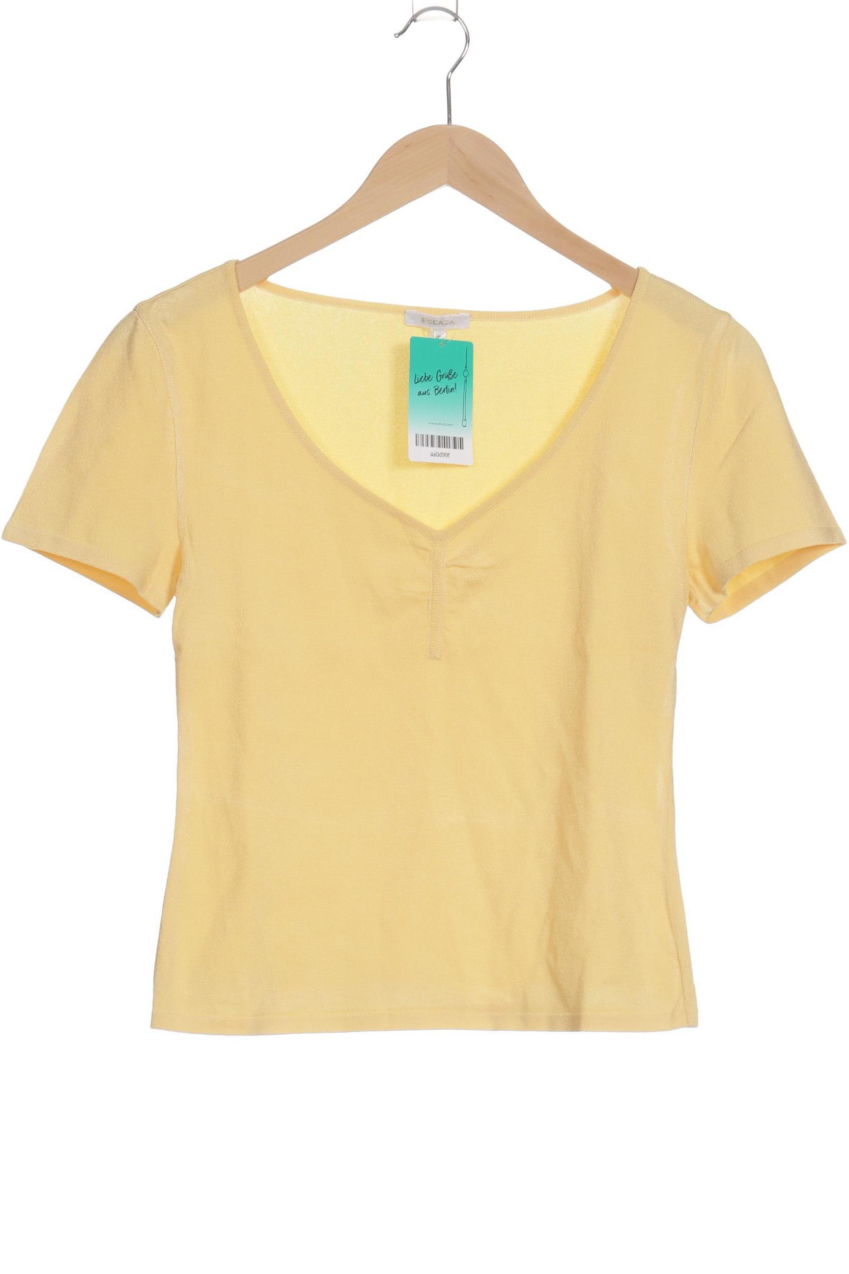 

Escada Damen Pullover, gelb, Gr. 36