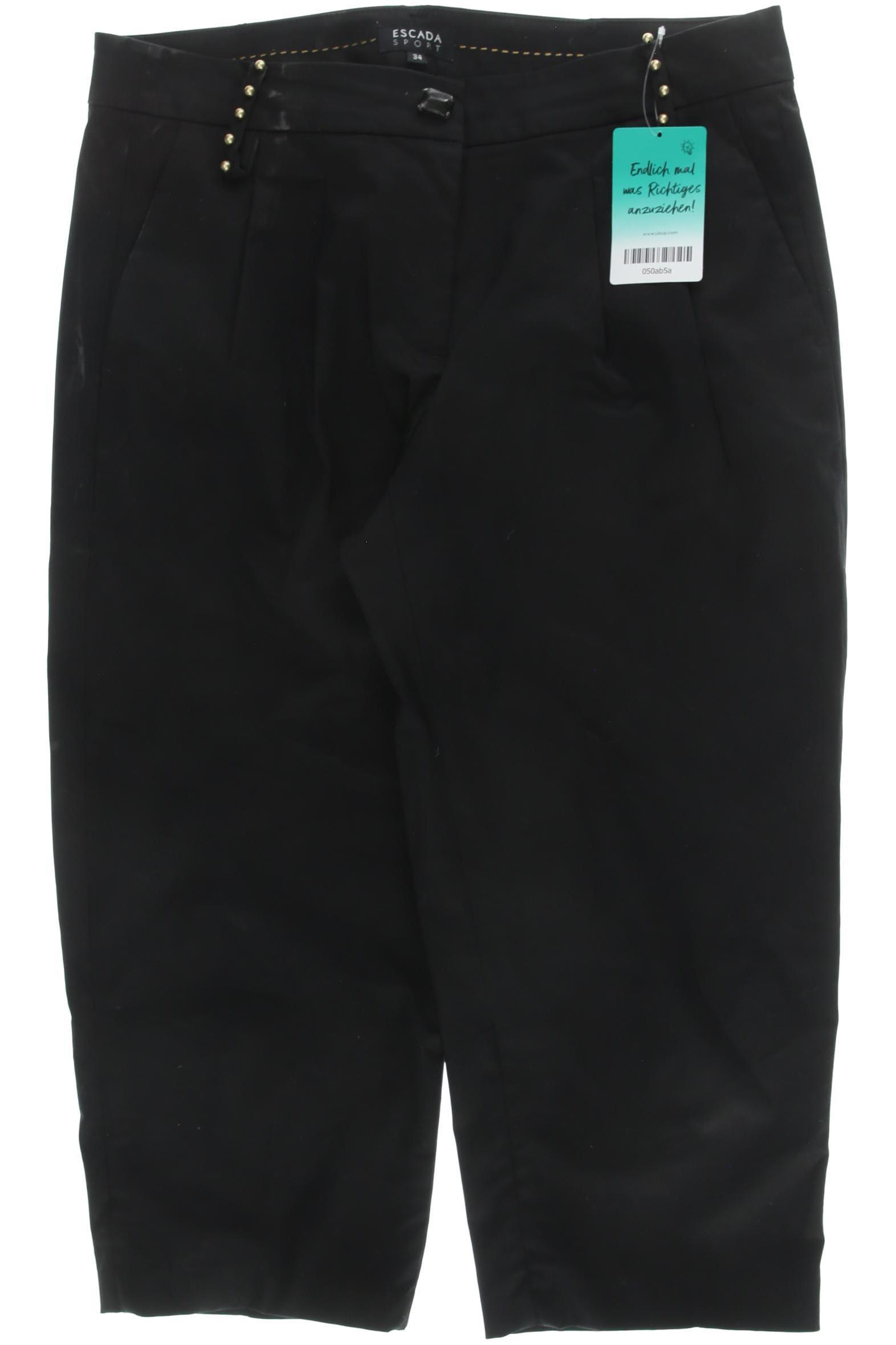 

Escada Sport Damen Stoffhose, schwarz, Gr. 34