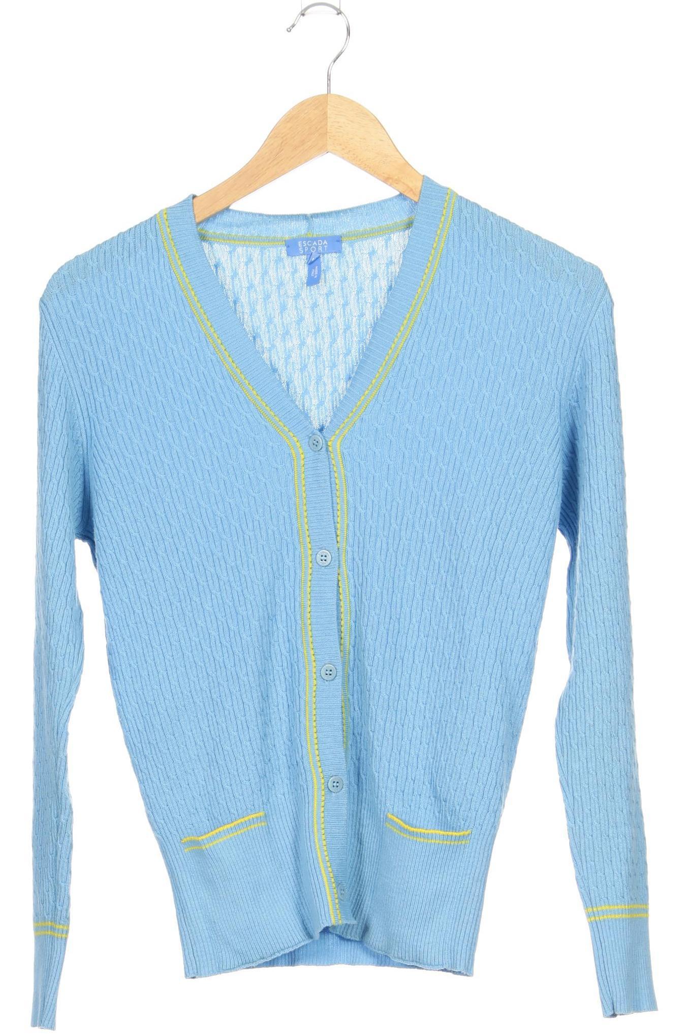 

Escada Sport Damen Strickjacke, blau, Gr.