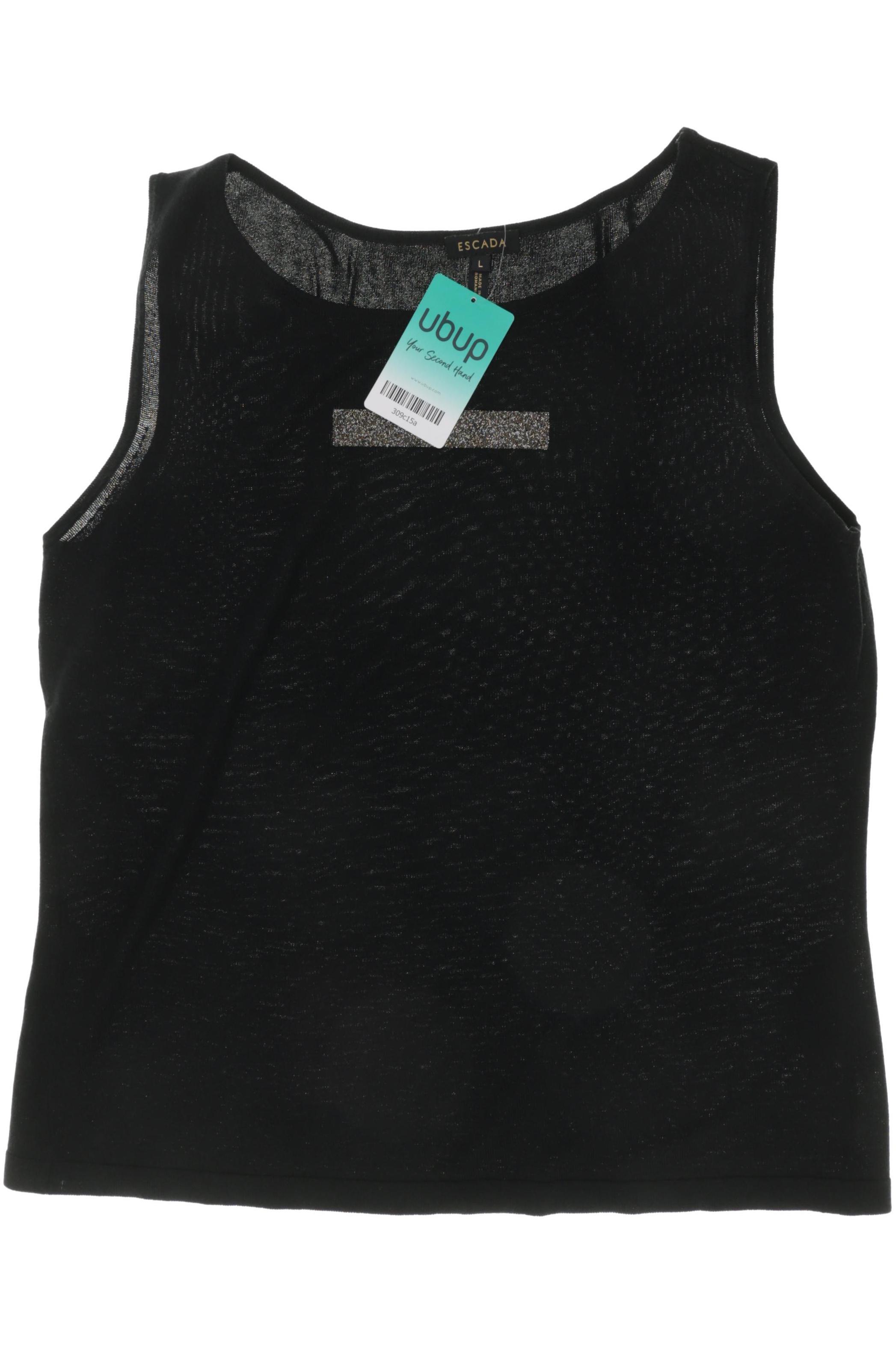 

Escada Damen Top, schwarz, Gr.