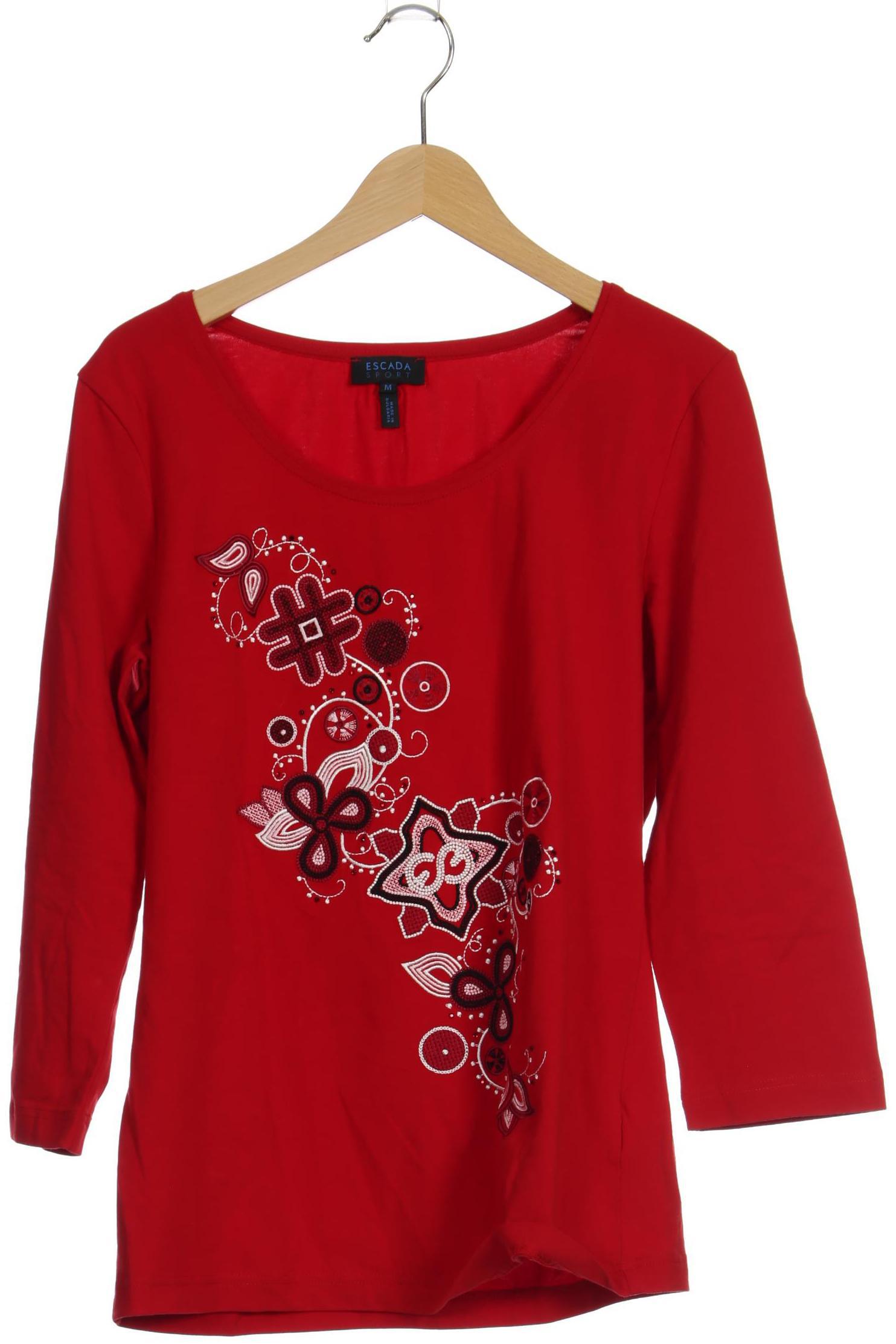 

Escada Sport Damen Langarmshirt, rot, Gr.