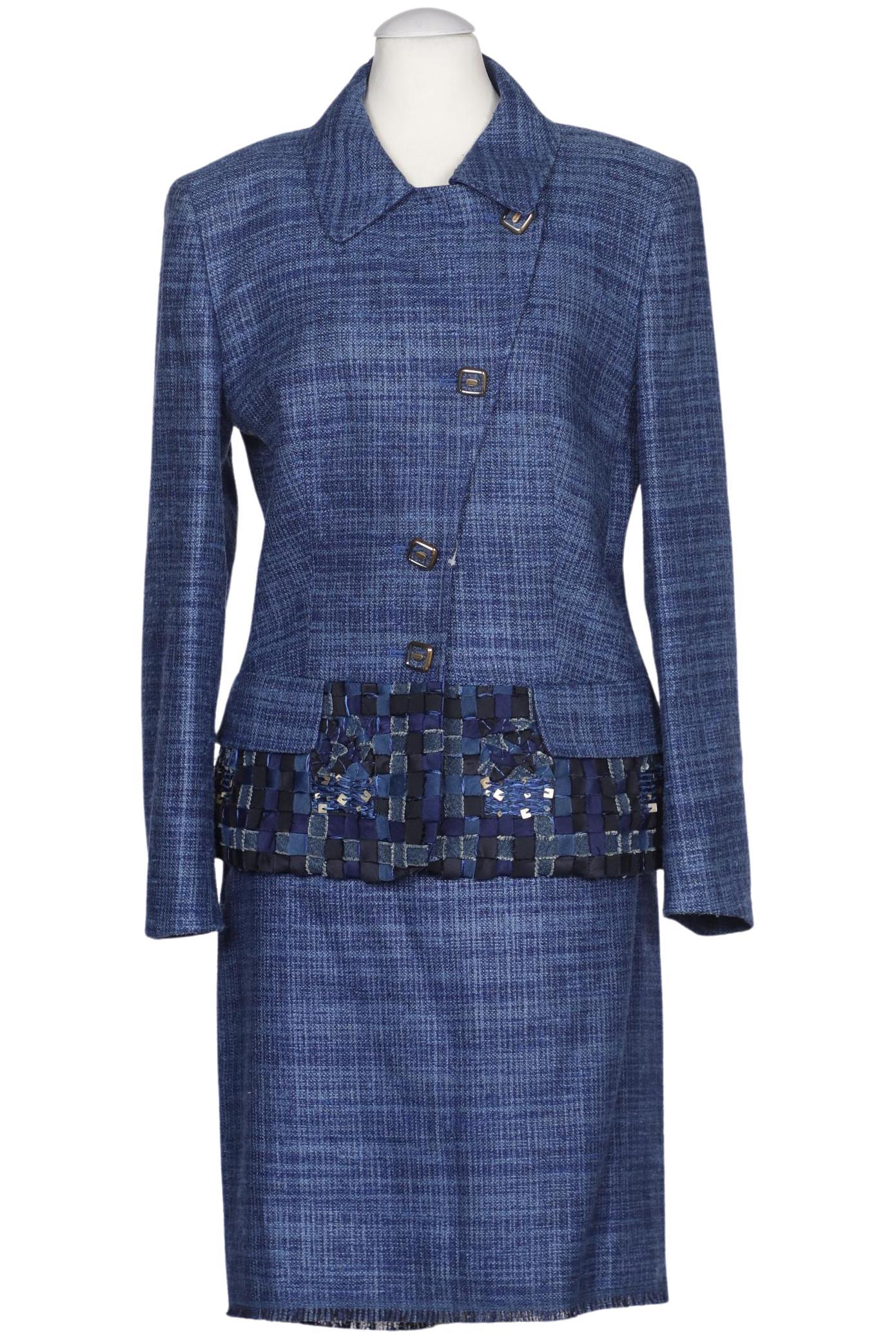 

Escada Damen Anzug, blau, Gr. 40