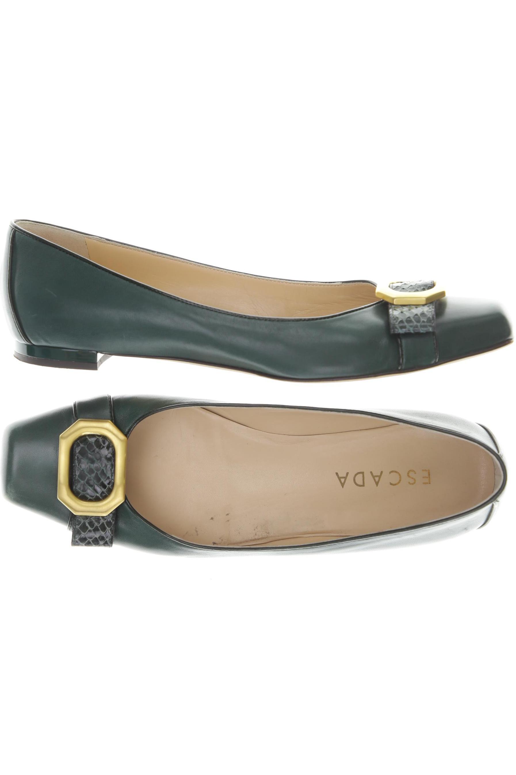 

Escada Damen Ballerinas, grün, Gr. 39