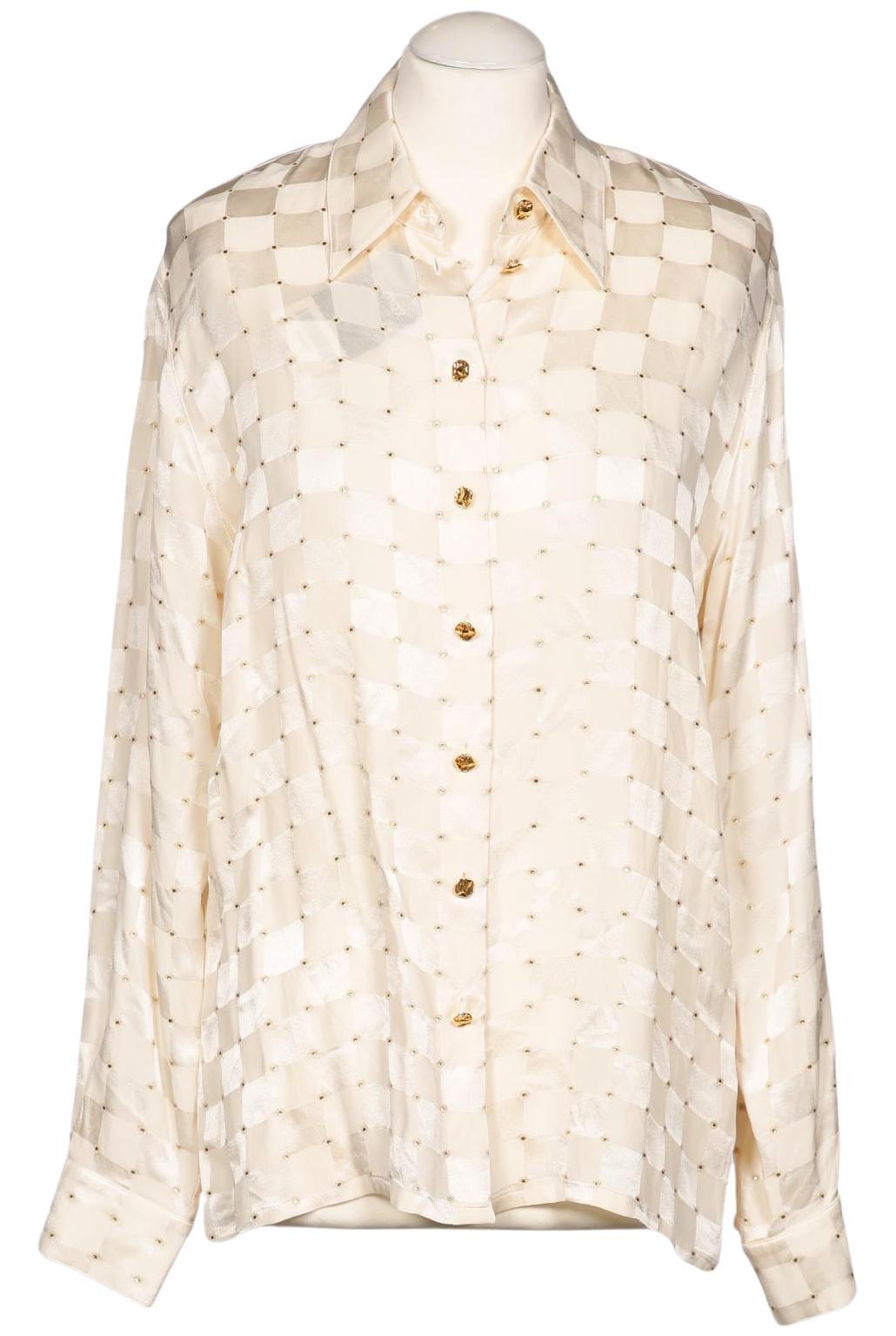 

Escada Damen Bluse, cremeweiß, Gr. 40