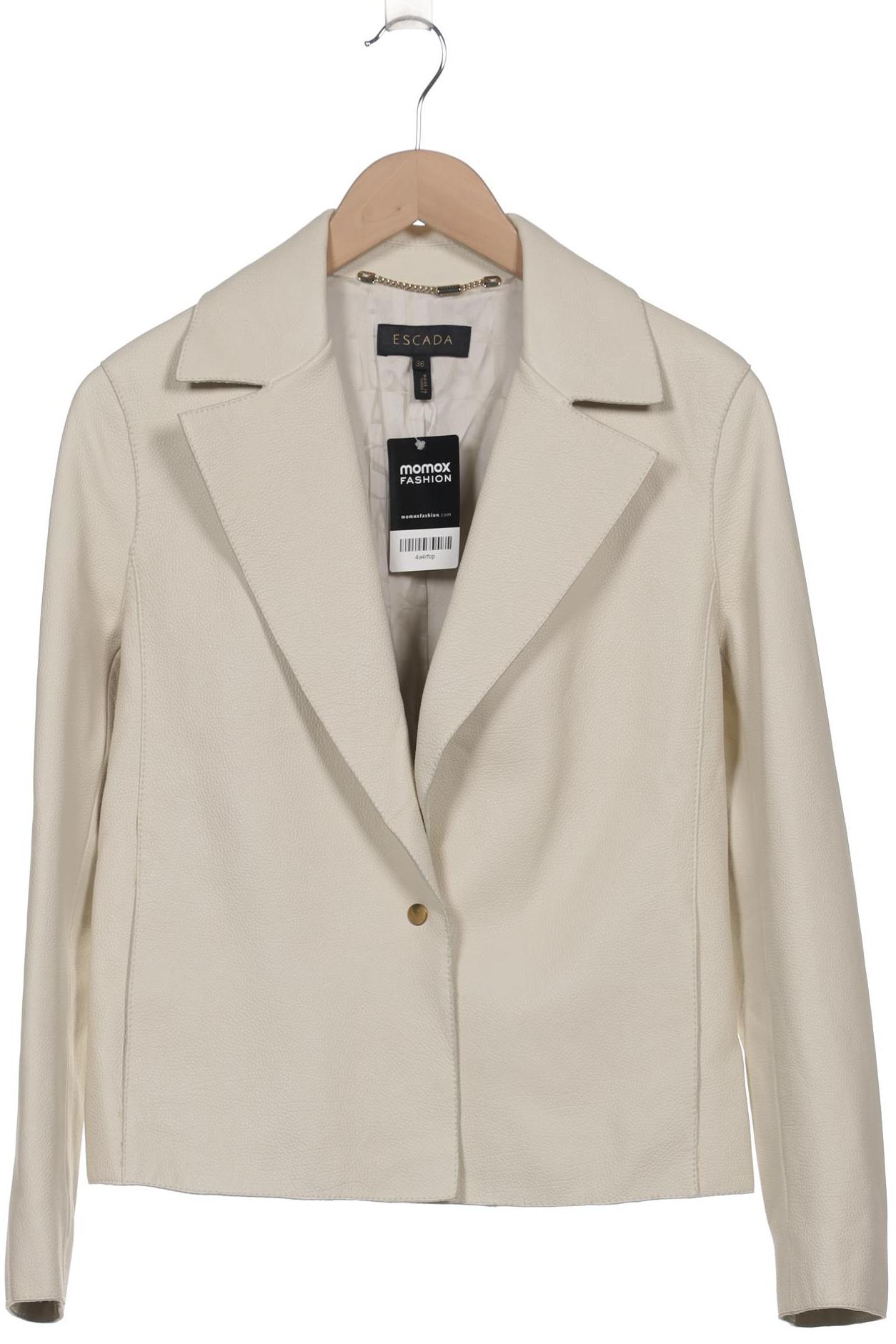 

Escada Damen Jacke, cremeweiß, Gr. 36