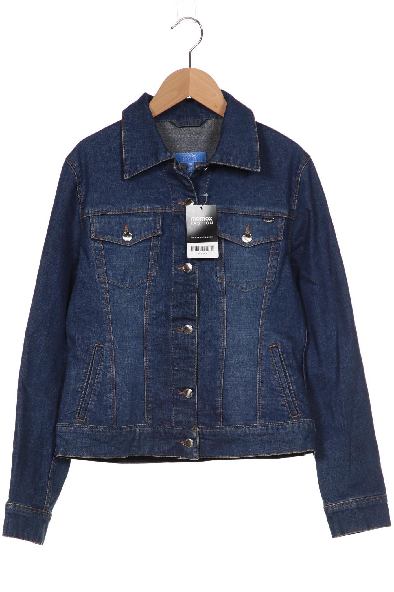 

Escada Damen Jacke, blau, Gr. 36
