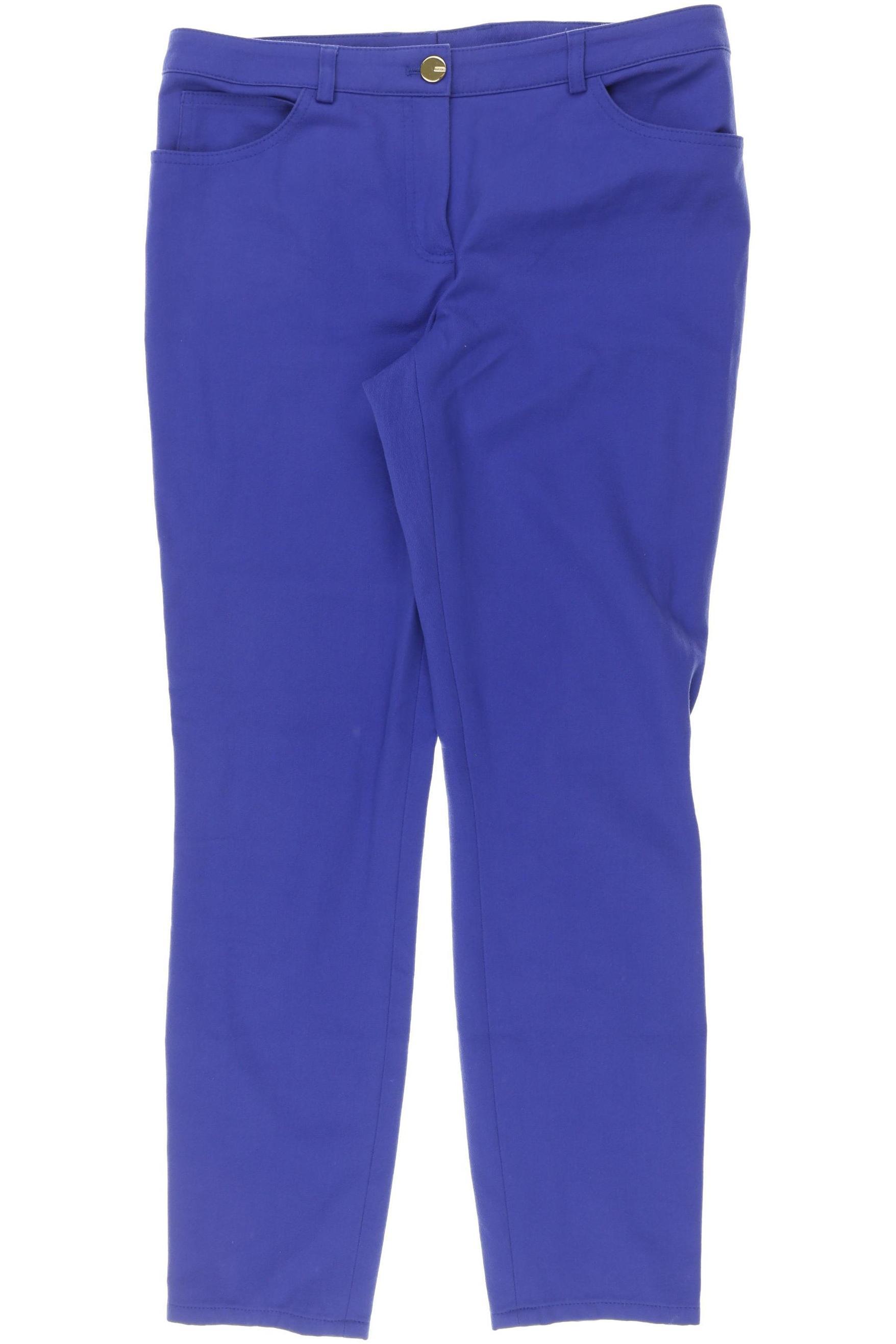 

Escada Damen Stoffhose, blau, Gr. 34