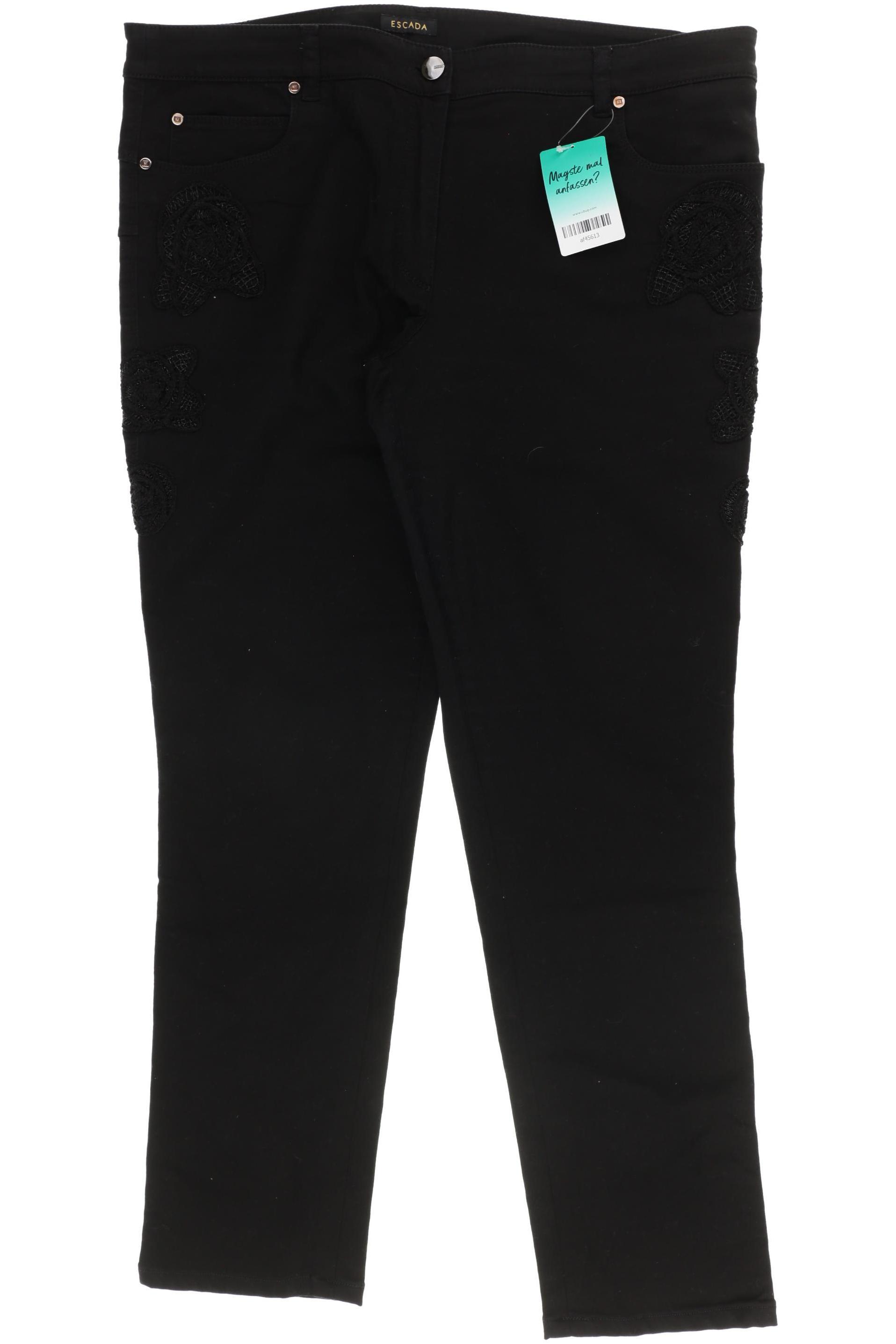 

Escada Damen Stoffhose, schwarz, Gr. 46