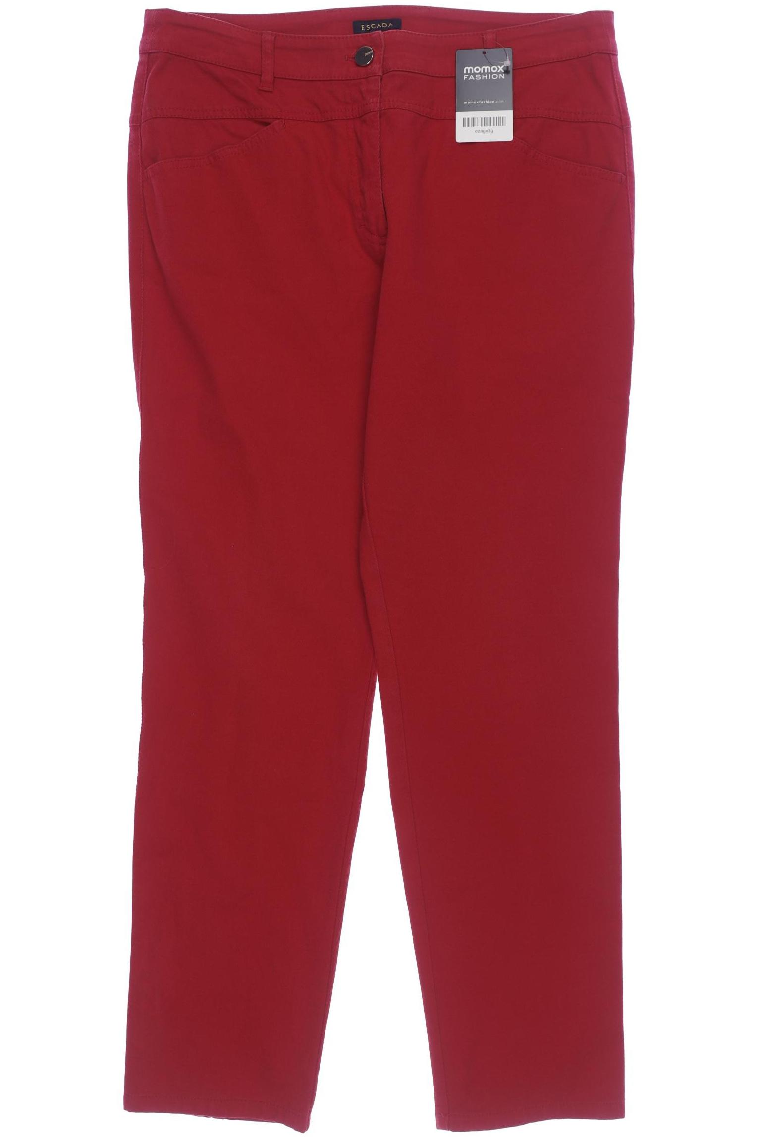 

Escada Damen Jeans, rot, Gr. 40