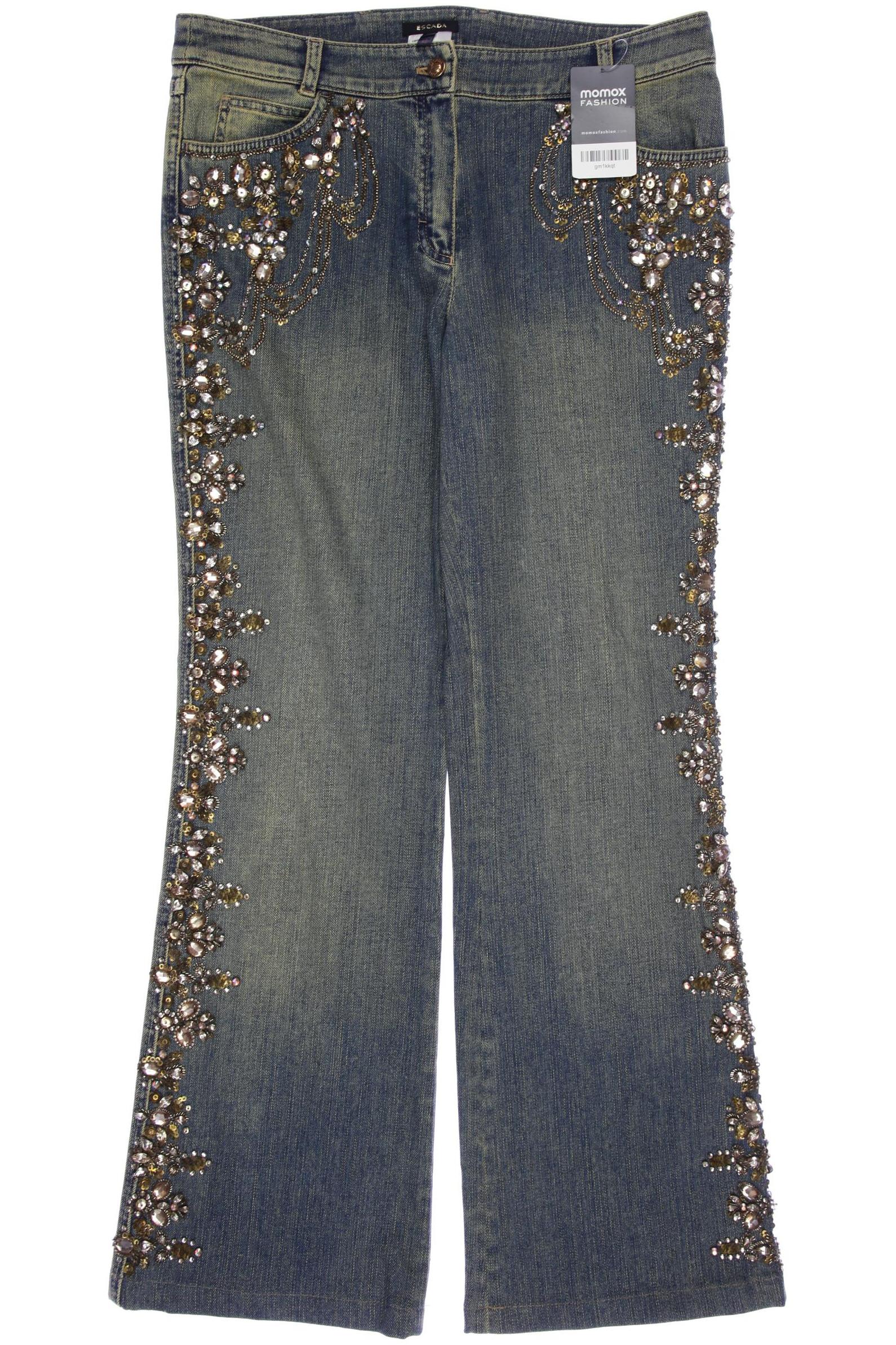 

Escada Damen Jeans, blau, Gr. 40