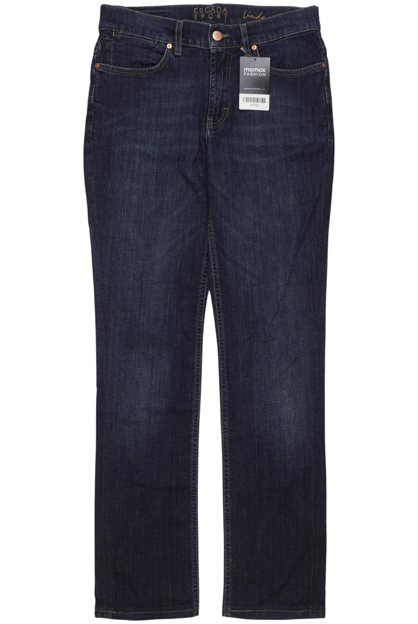 

Escada Damen Jeans, marineblau, Gr. 36