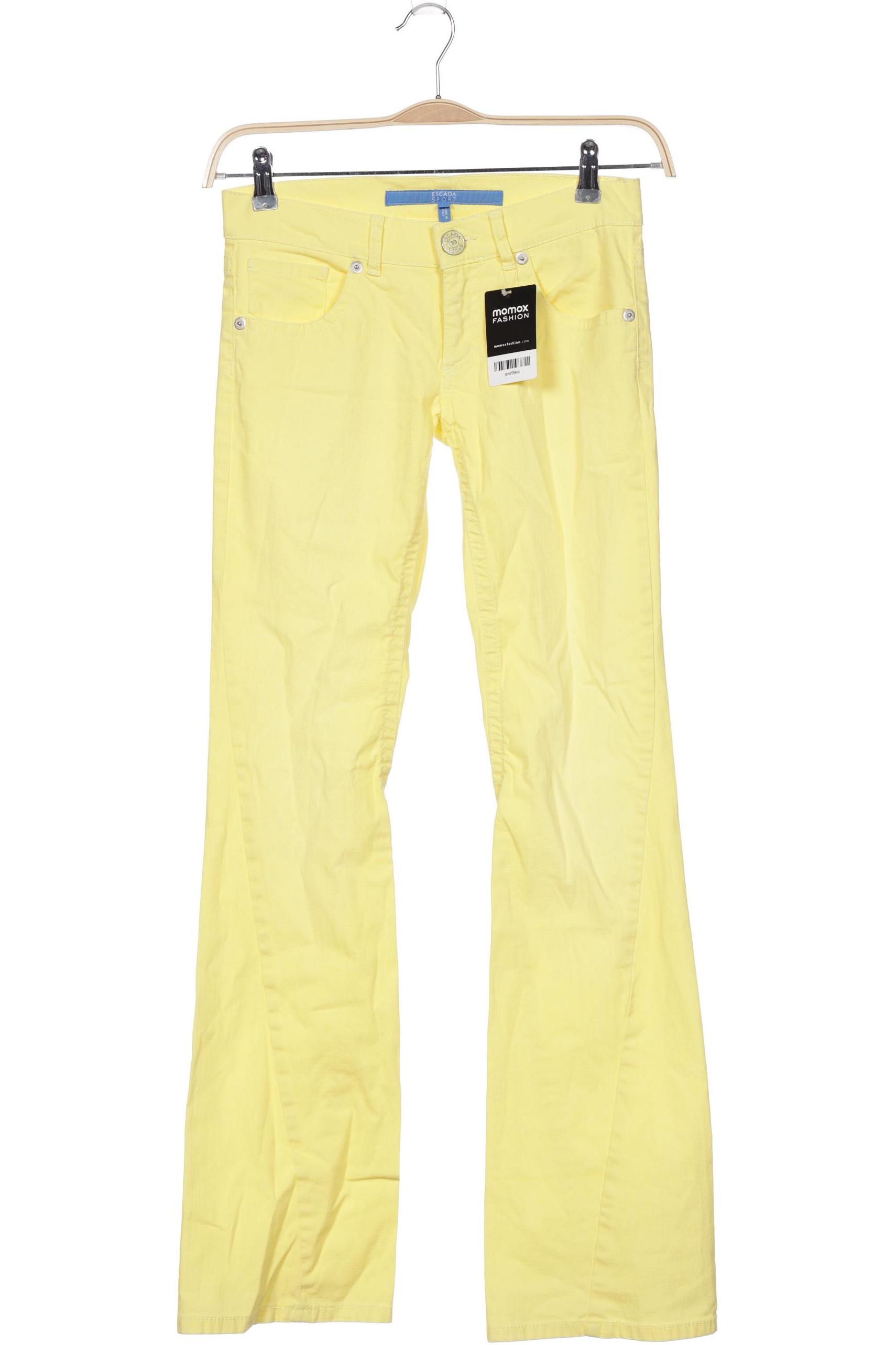 

Escada Damen Jeans, gelb, Gr. 34