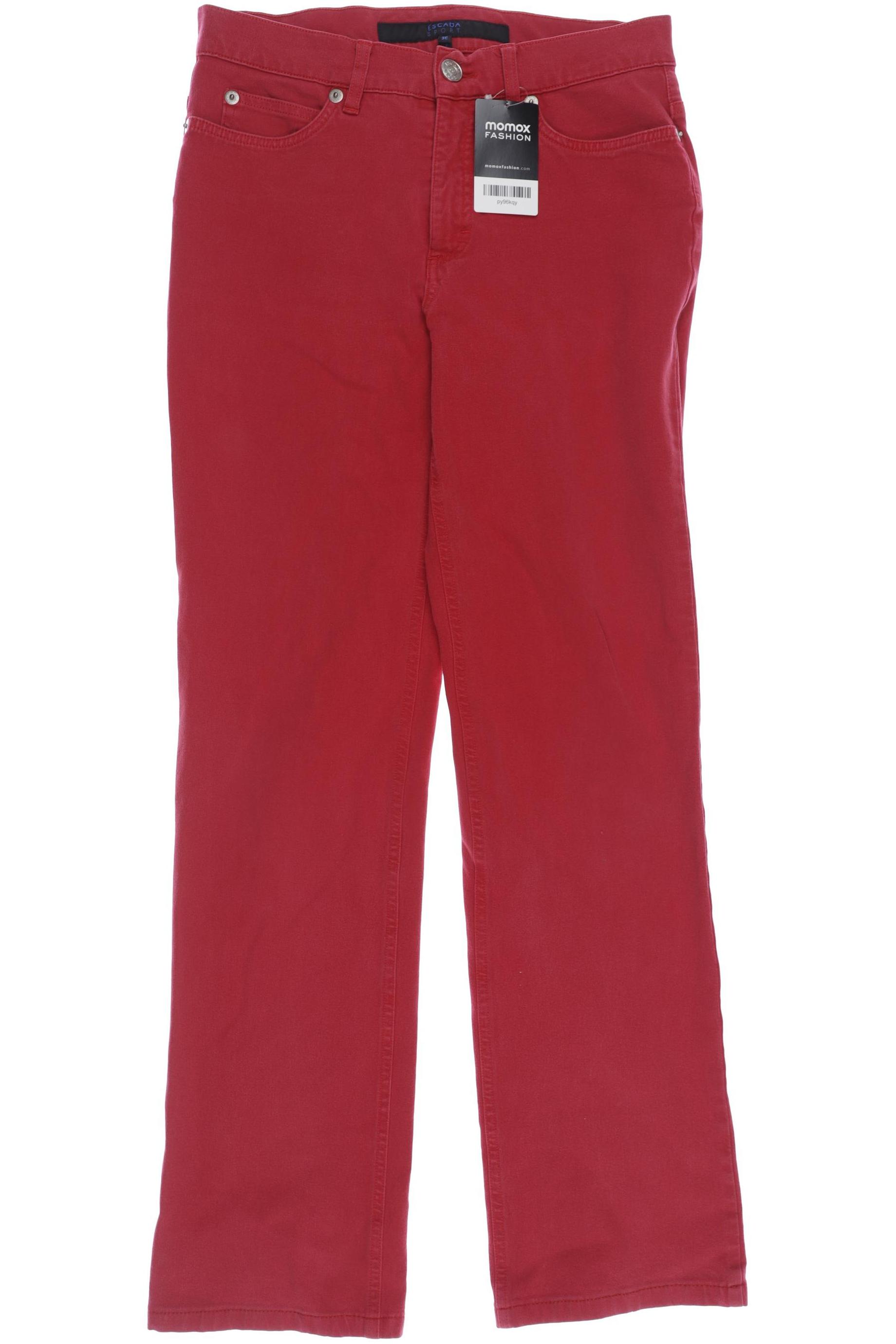 

Escada Damen Jeans, rot, Gr. 36