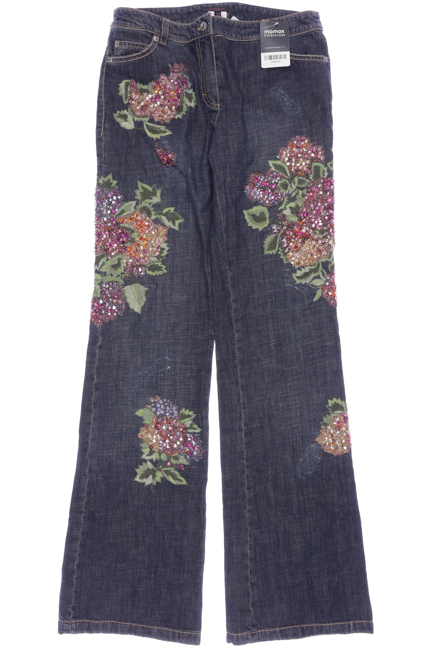 

Escada Damen Jeans, marineblau, Gr. 36