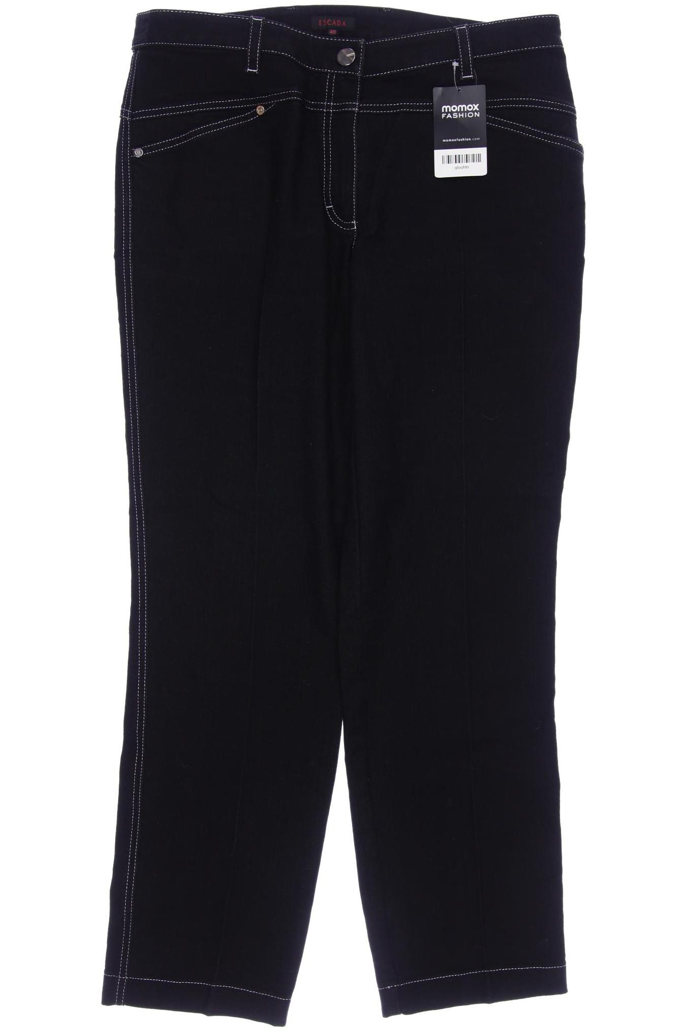 

Escada Damen Jeans, schwarz, Gr. 40