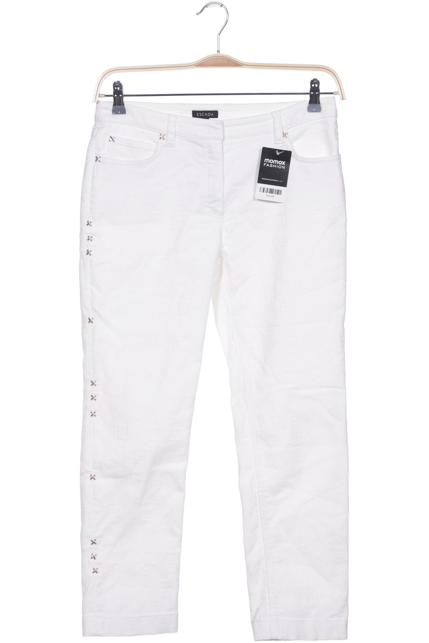 

Escada Damen Jeans, weiß, Gr. 36