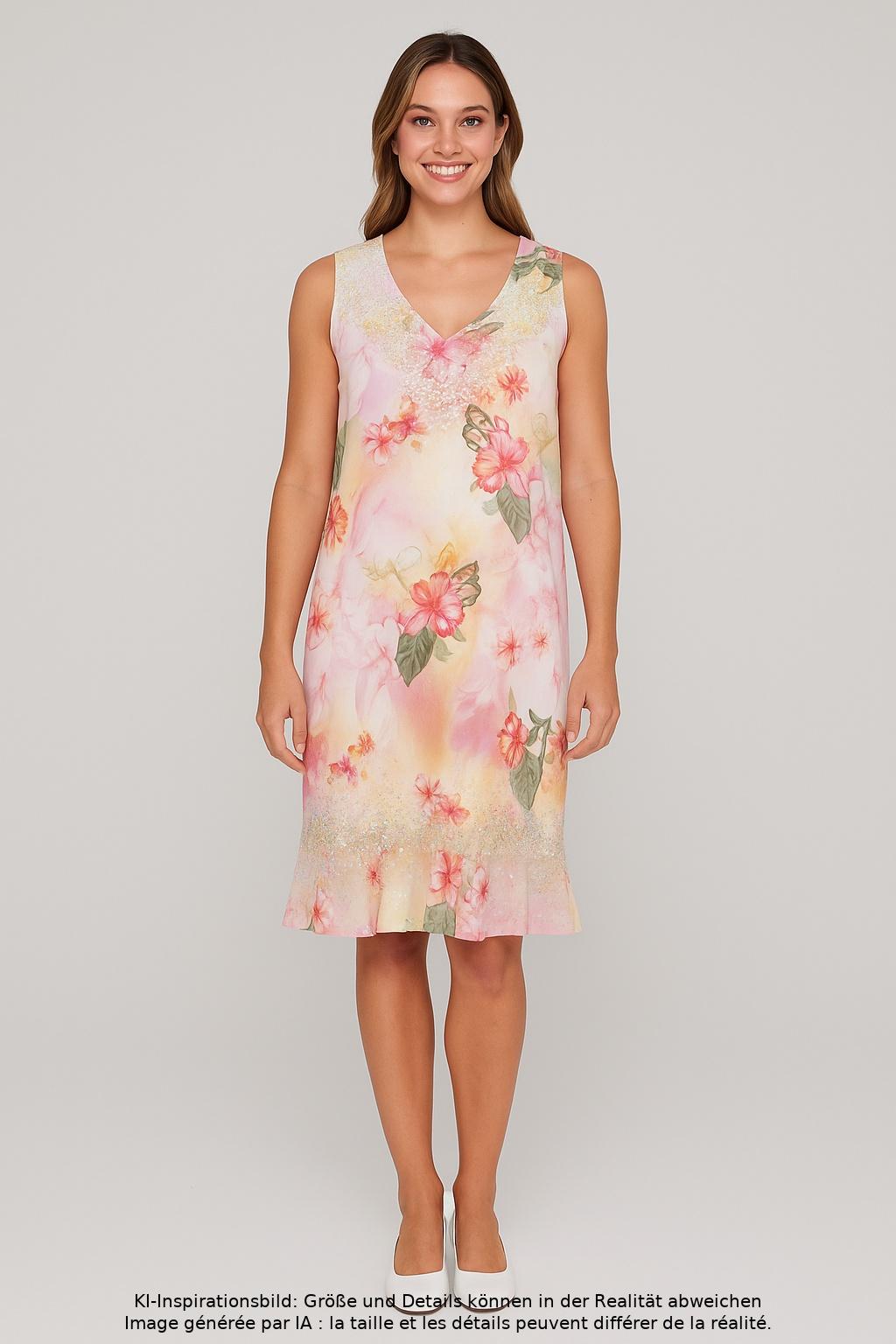 

Escada Damen Kleid, mehrfarbig, Gr. 36