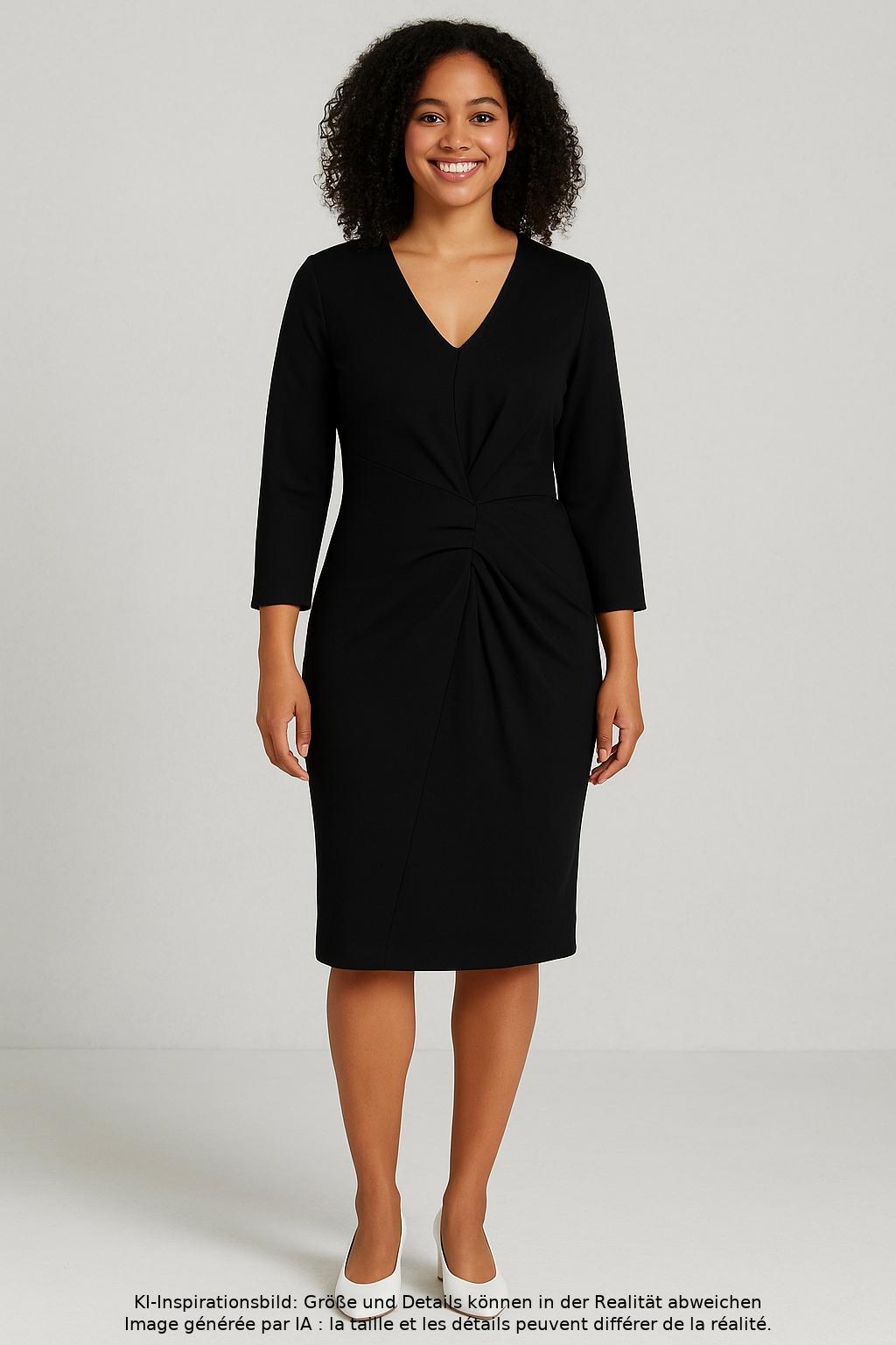 

Escada Damen Kleid, schwarz, Gr. 42