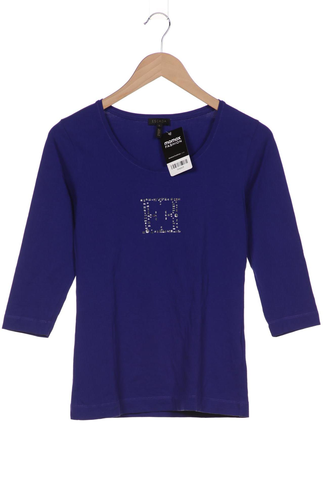 

Escada Damen Langarmshirt, marineblau, Gr. 36