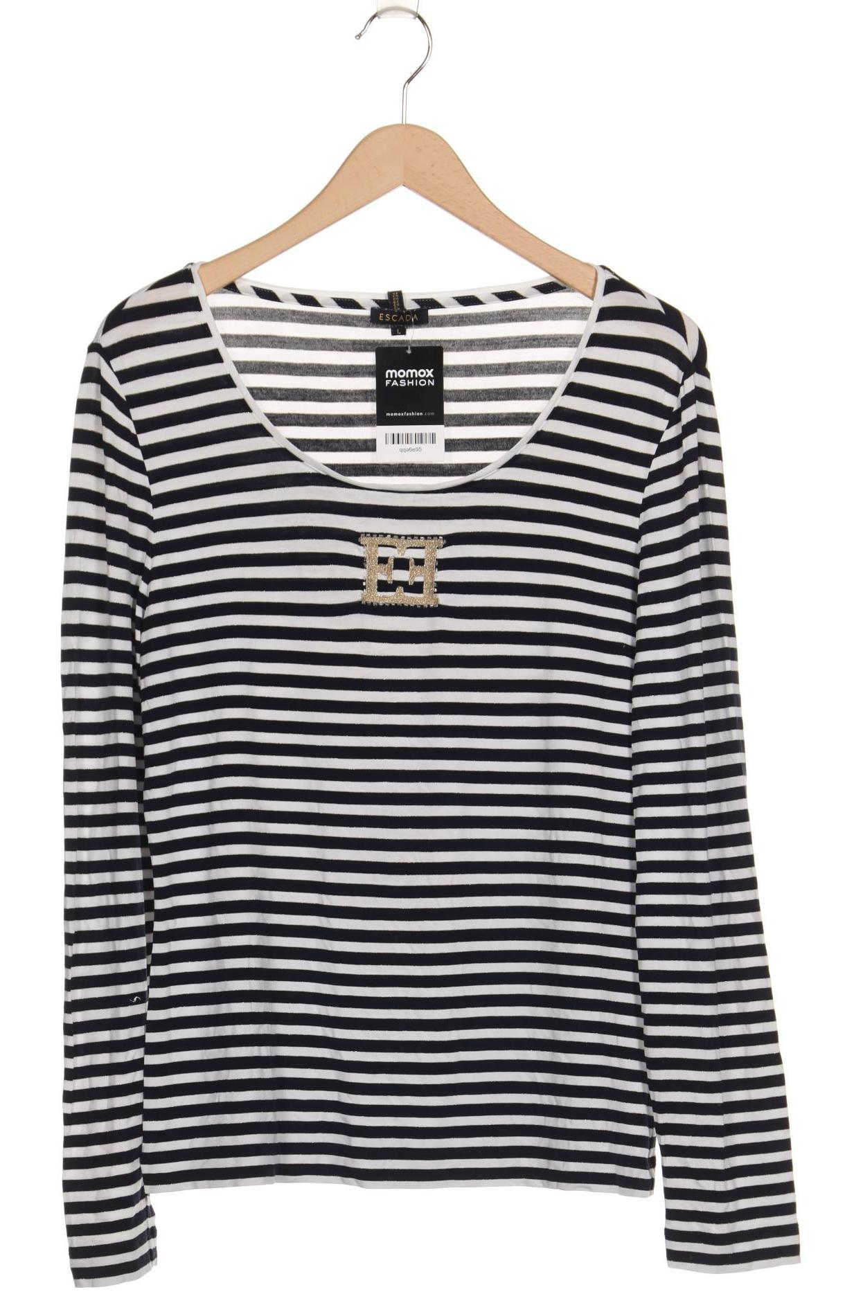 

Escada Damen Langarmshirt, marineblau, Gr. 42