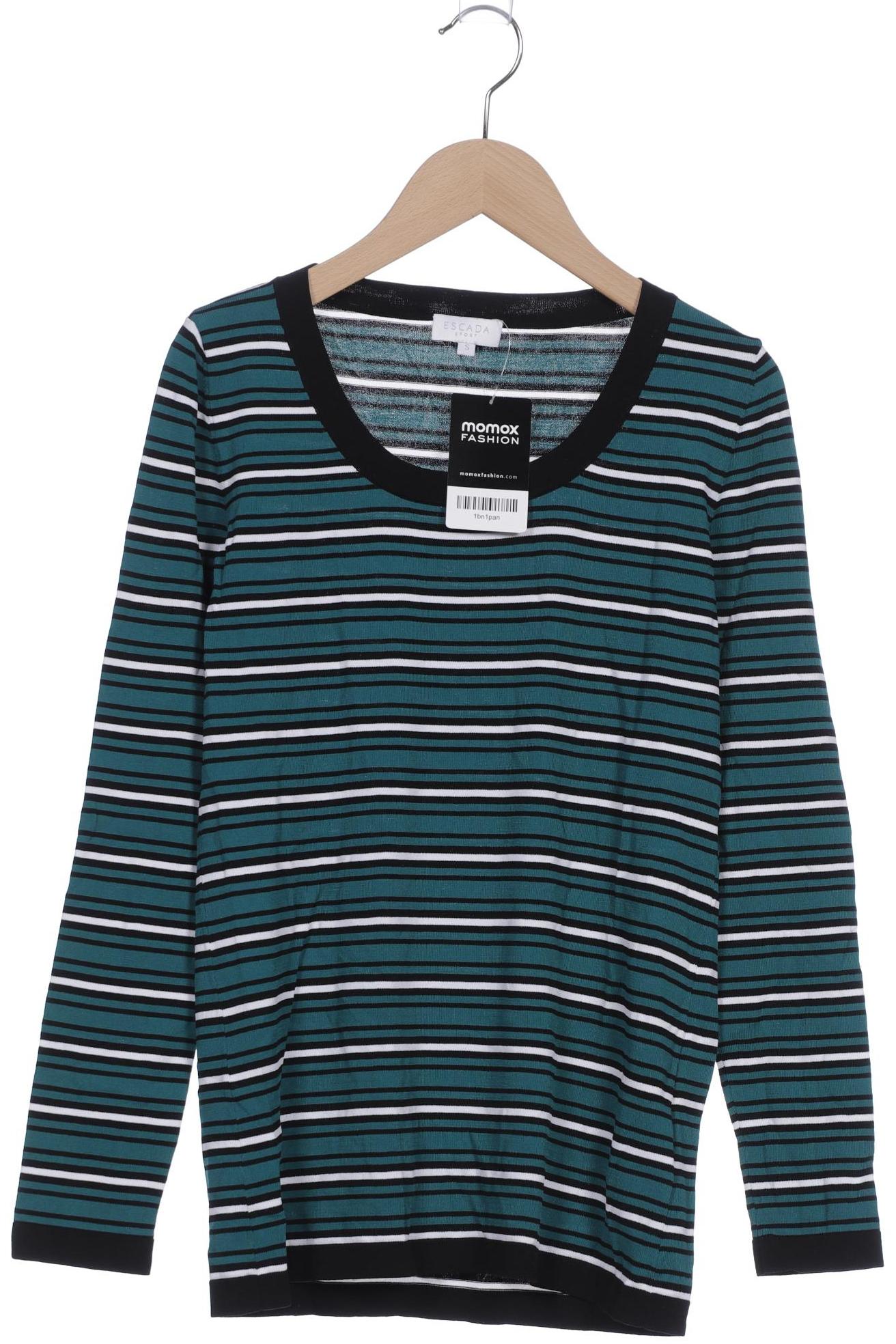

Escada Damen Langarmshirt, türkis, Gr. 36