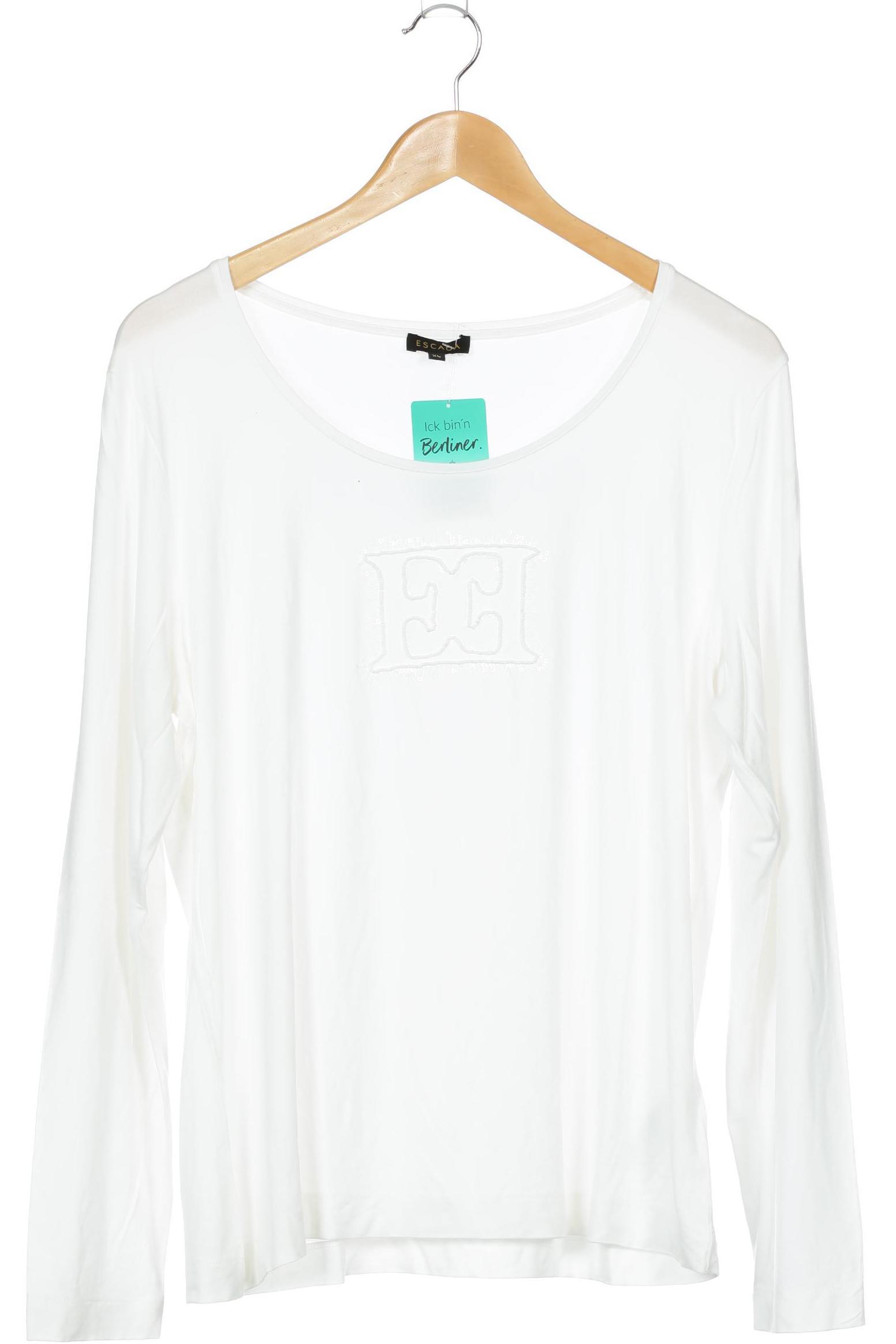 

Escada Damen Langarmshirt, weiß, Gr.