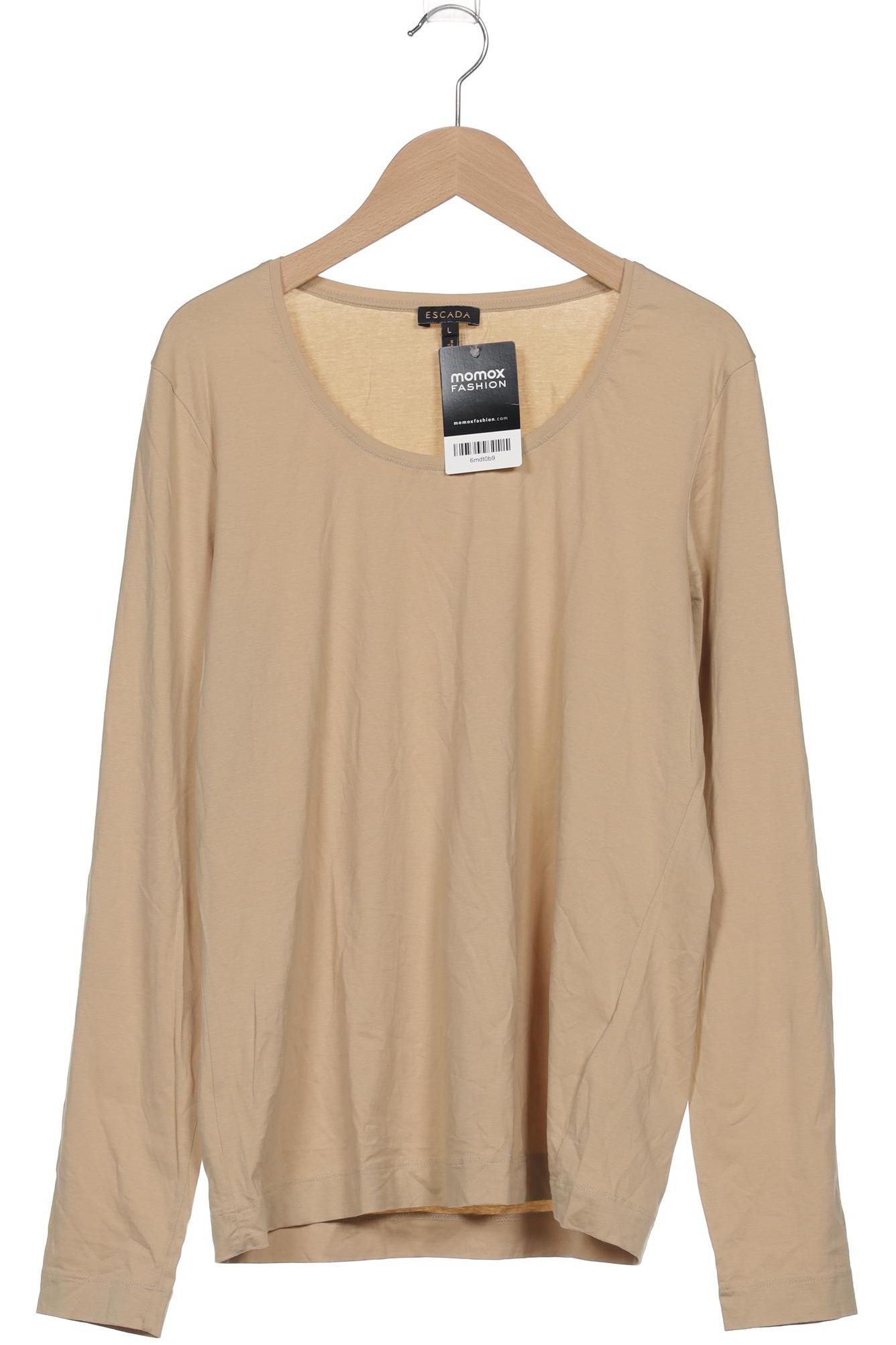 

Escada Damen Langarmshirt, beige, Gr. 42