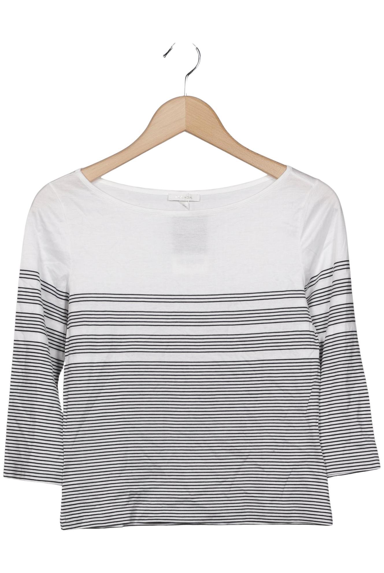 

Escada Damen Langarmshirt, weiß, Gr. 34