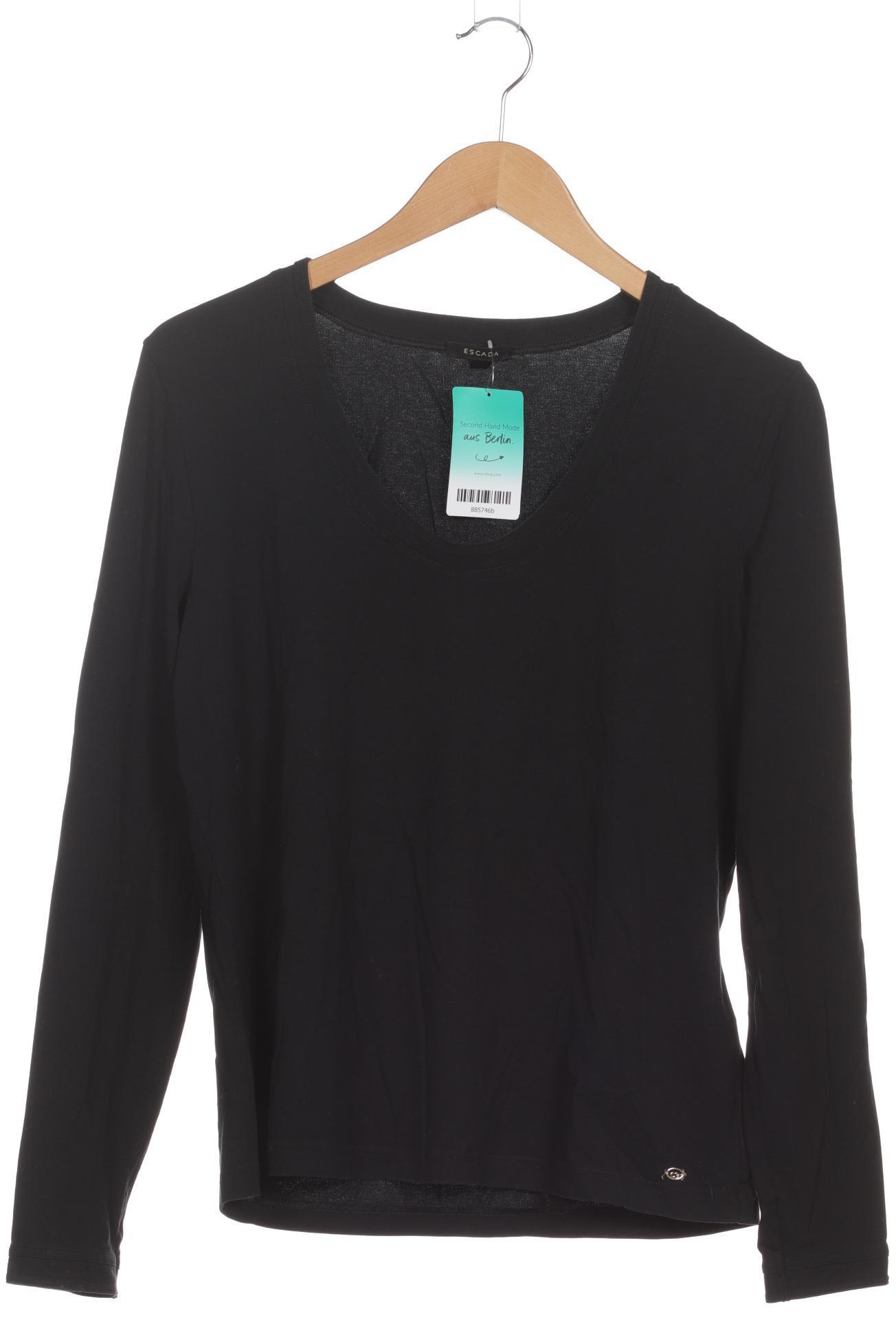

Escada Damen Langarmshirt, schwarz, Gr. 44