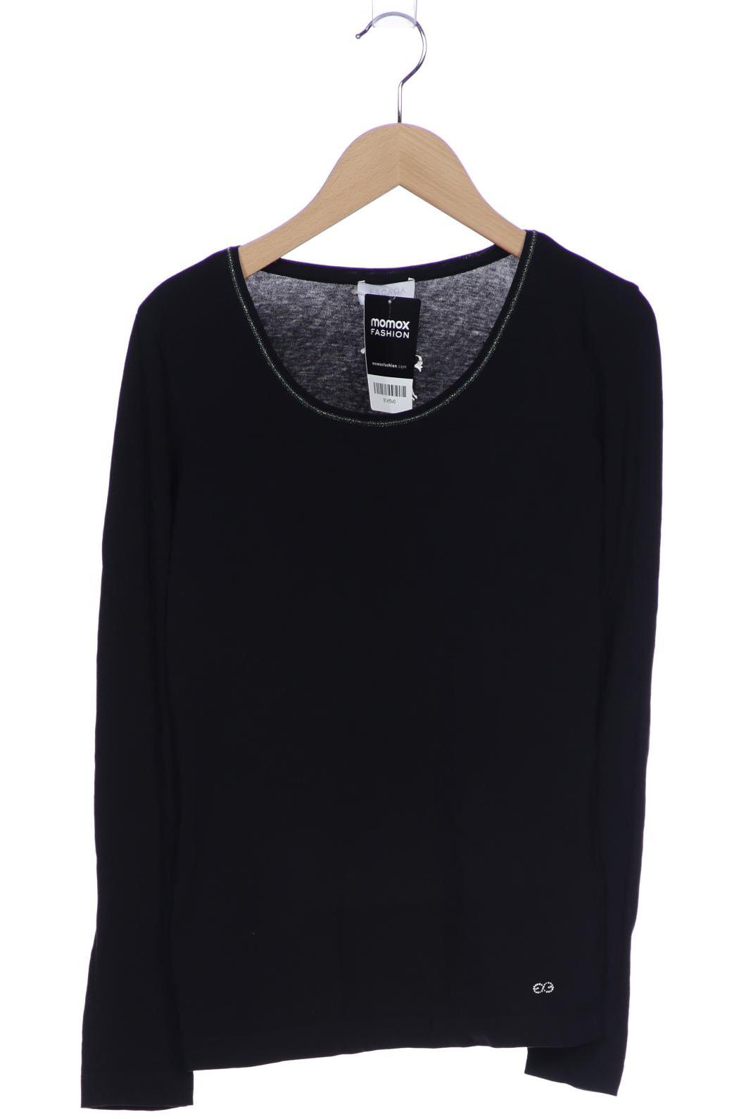 

Escada Damen Langarmshirt, schwarz, Gr. 34
