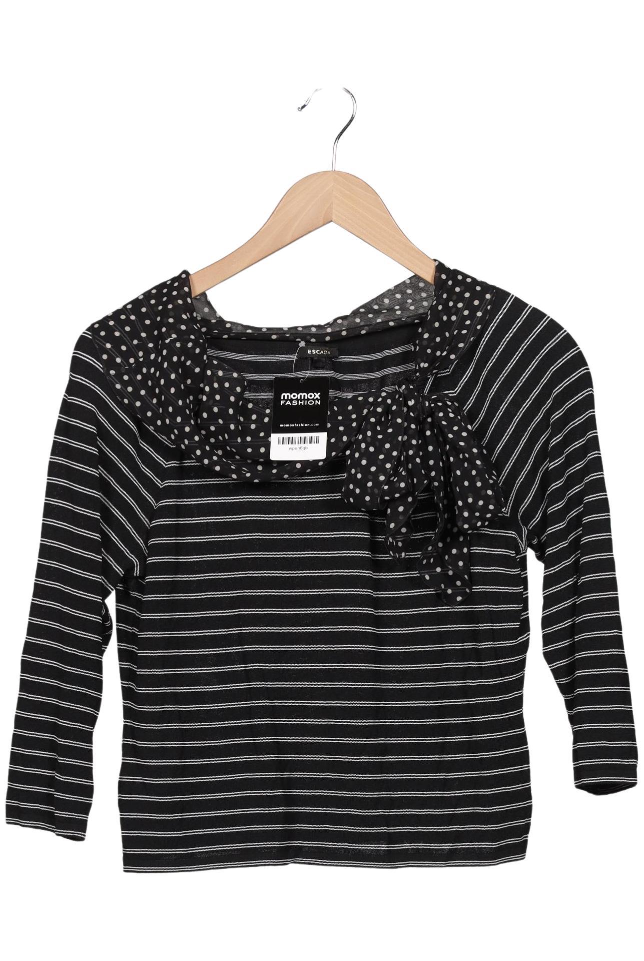 

Escada Damen Langarmshirt, schwarz, Gr. 42