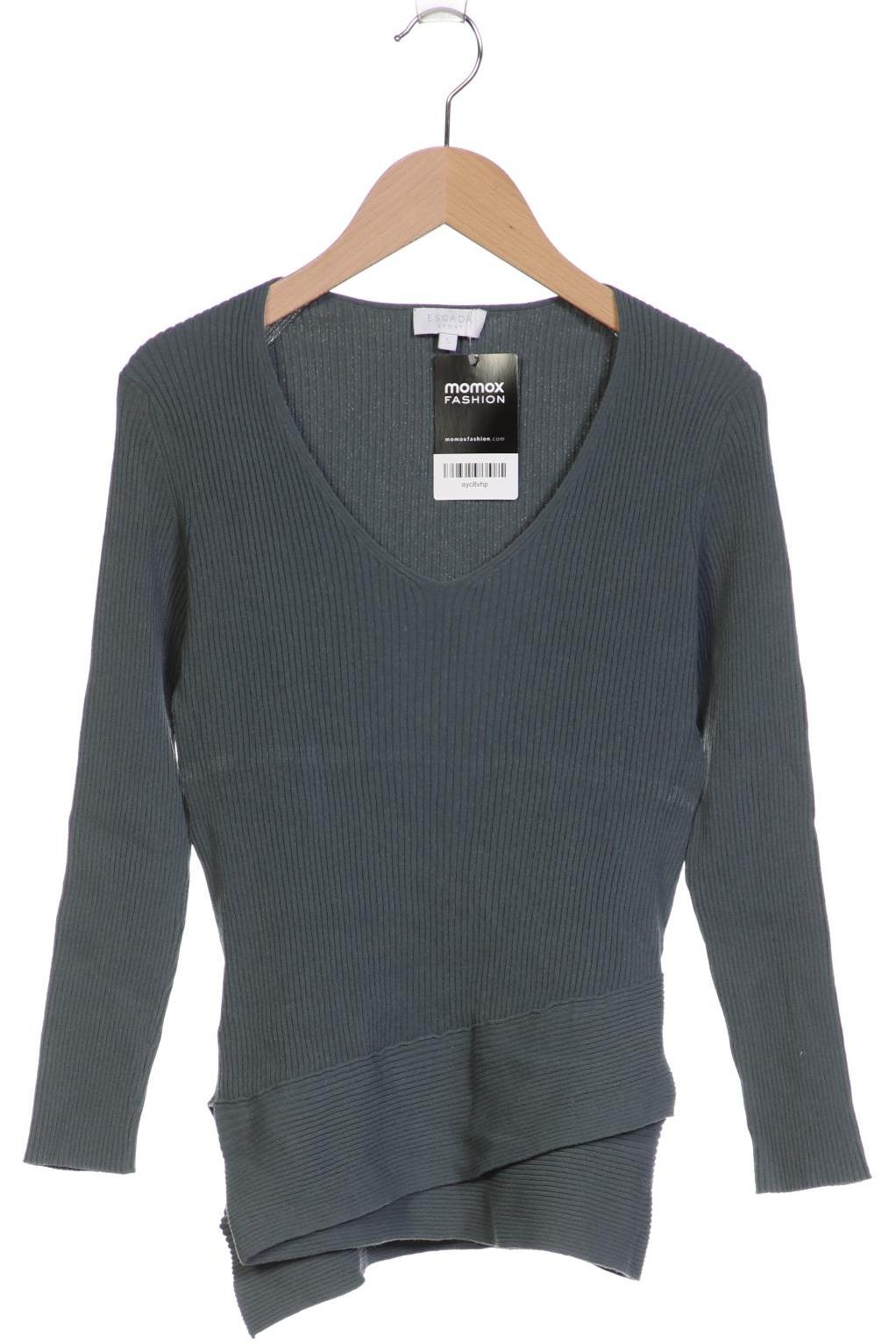 

Escada Damen Langarmshirt, blau, Gr. 36