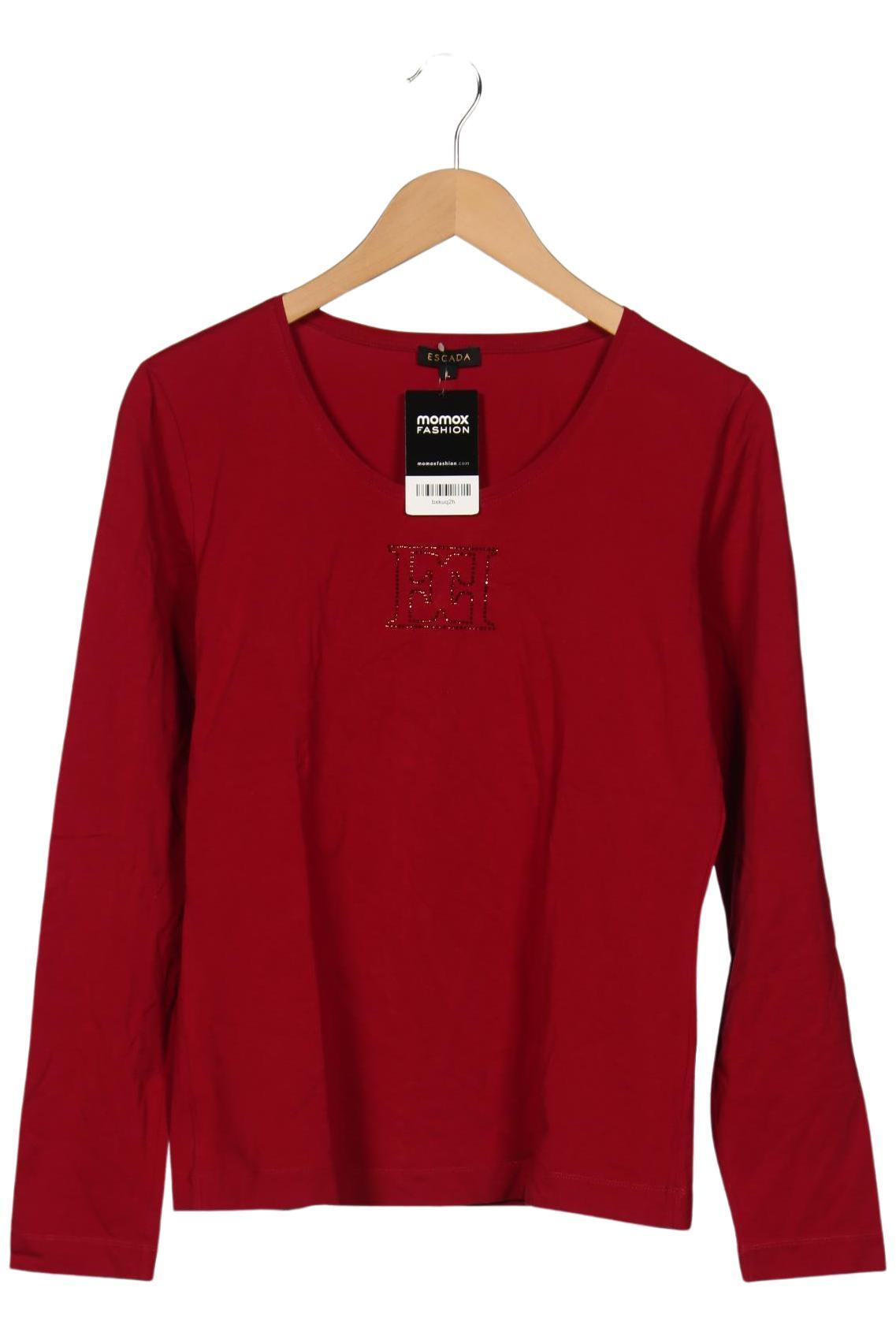 

Escada Damen Langarmshirt, bordeaux, Gr. 42