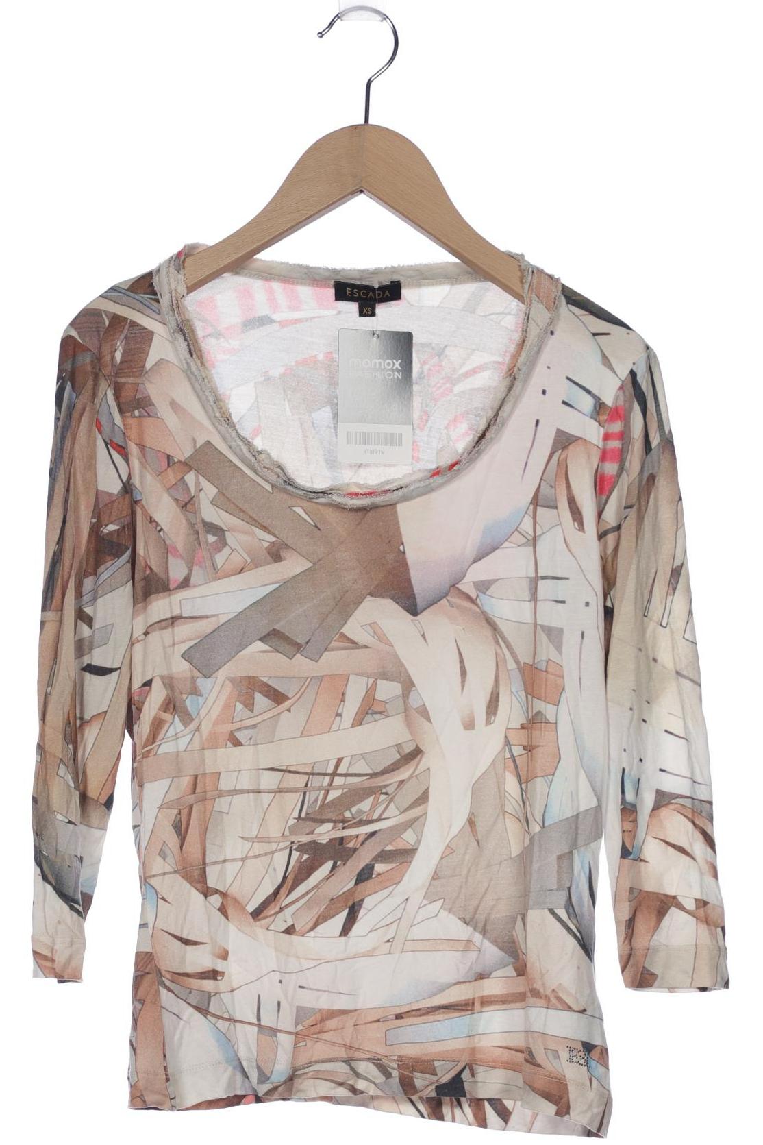 

Escada Damen Langarmshirt, beige, Gr. 34