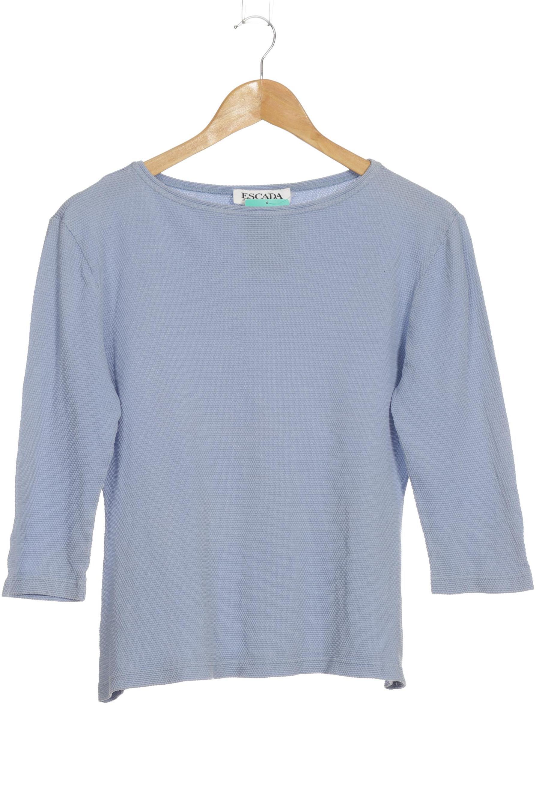 

Escada Damen Langarmshirt, blau, Gr. 36