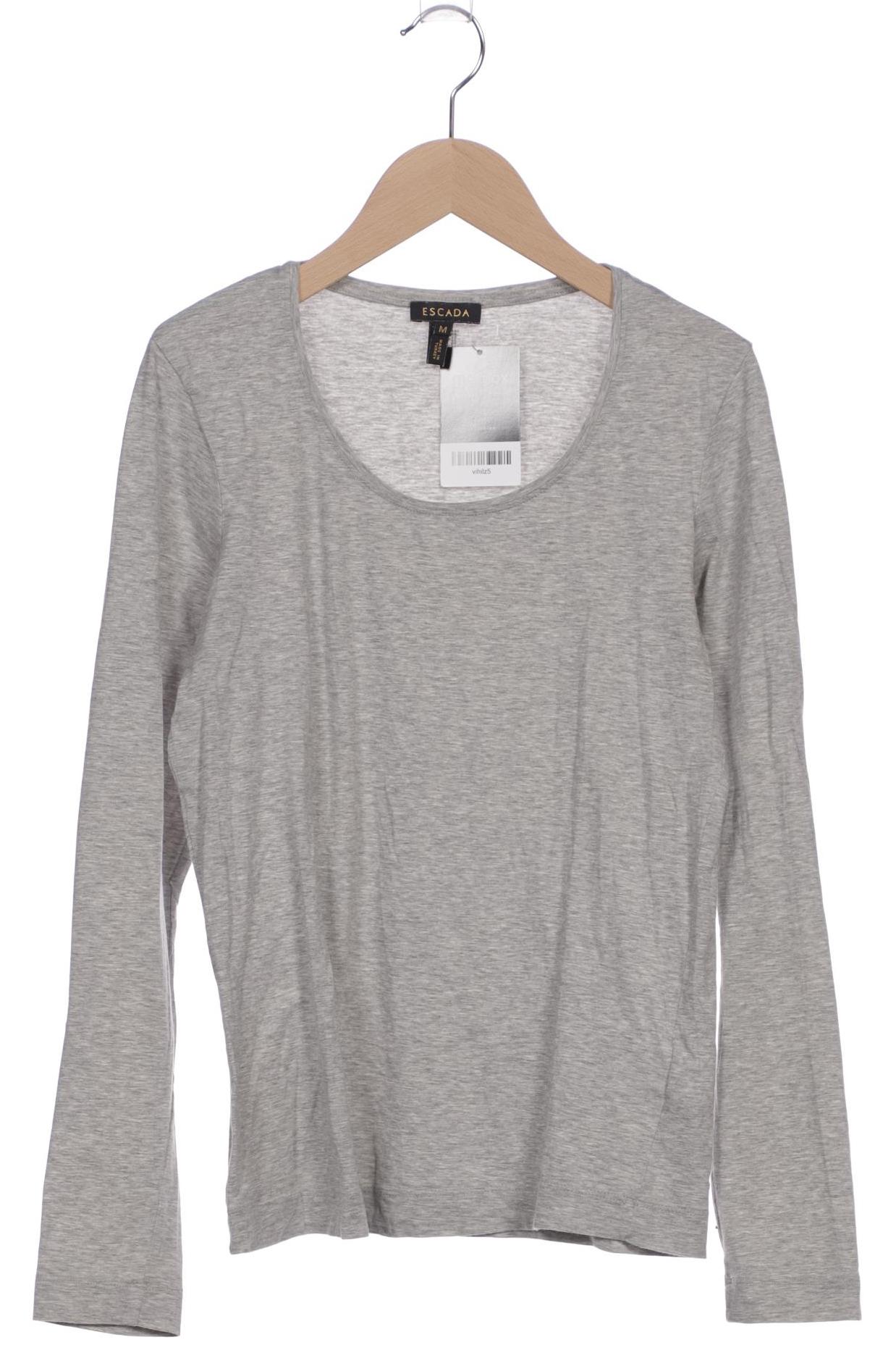 

Escada Damen Langarmshirt, grau, Gr. 38