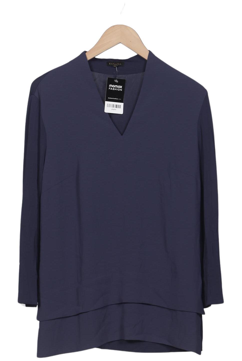 

Escada Damen Langarmshirt, marineblau, Gr. 40