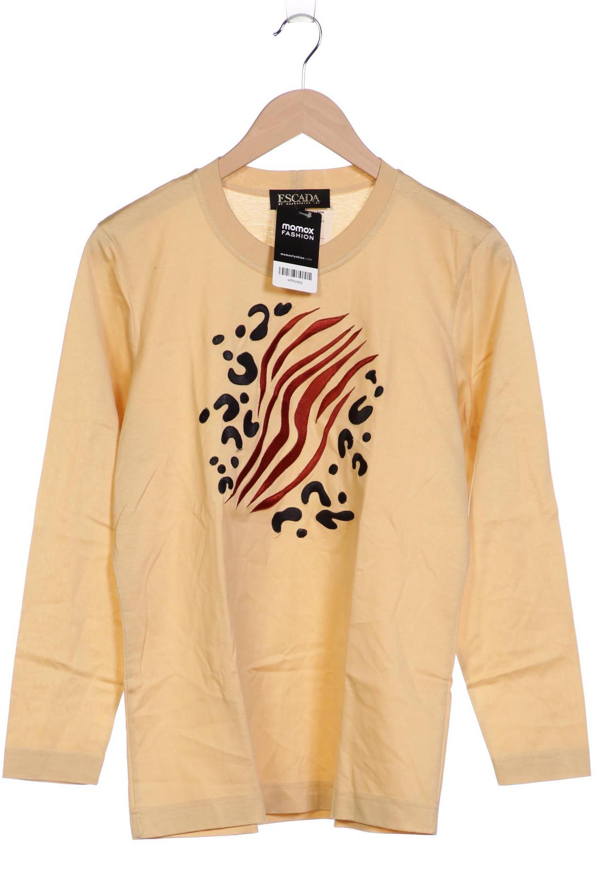 

Escada Damen Langarmshirt, beige, Gr. 38