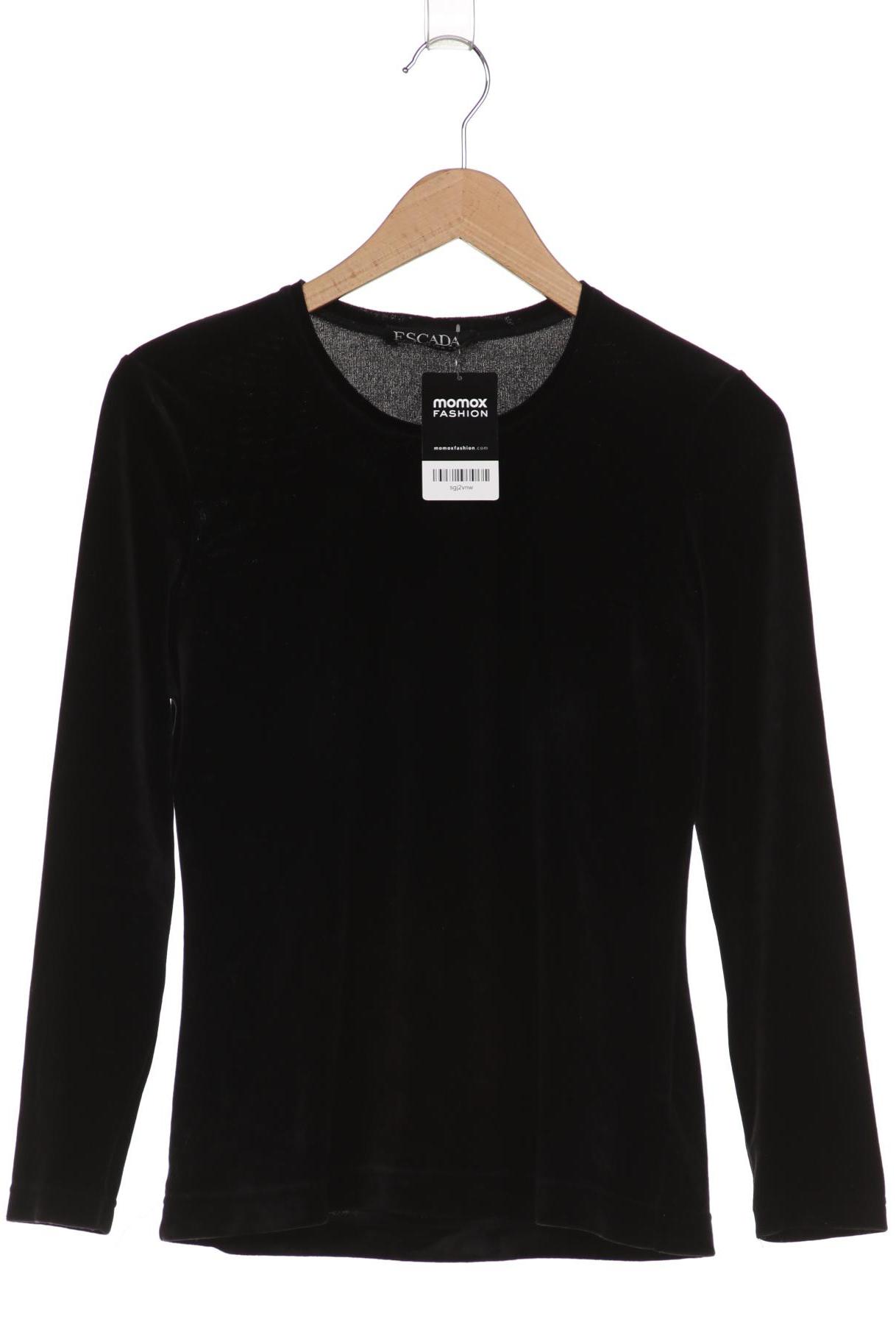 

Escada Damen Langarmshirt, schwarz, Gr. 38