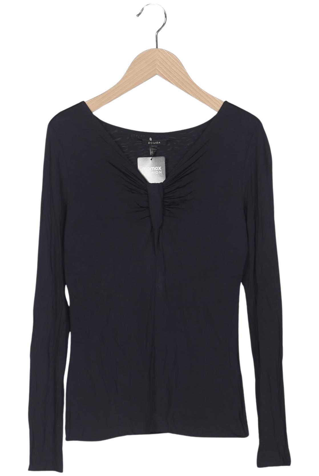 

Escada Damen Langarmshirt, marineblau, Gr. 34