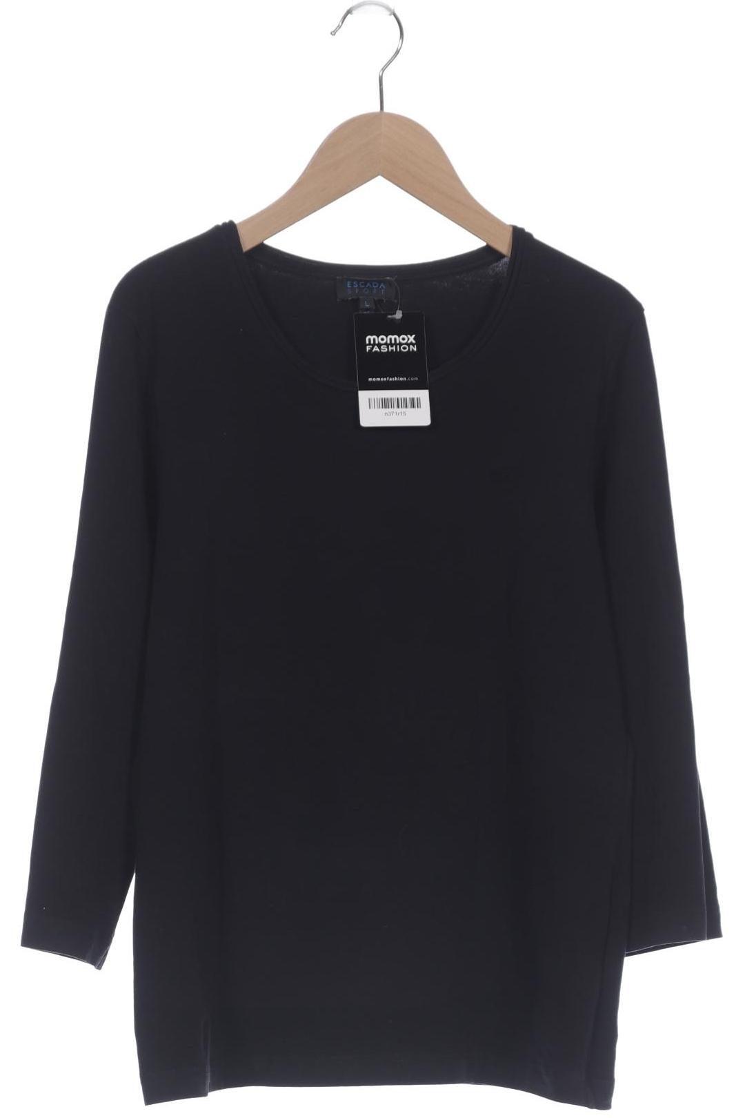 

Escada Damen Langarmshirt, schwarz, Gr. 42
