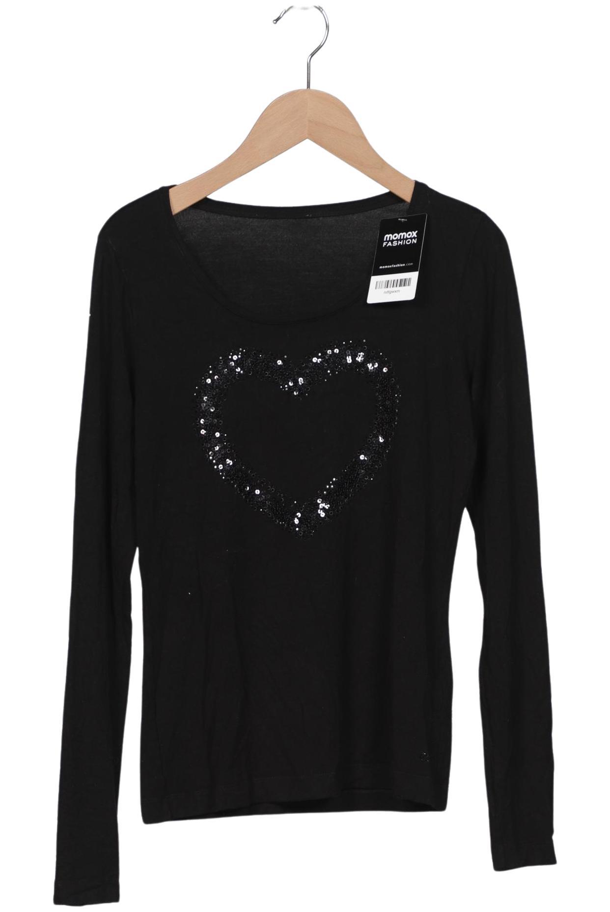 

Escada Damen Langarmshirt, schwarz, Gr. 34