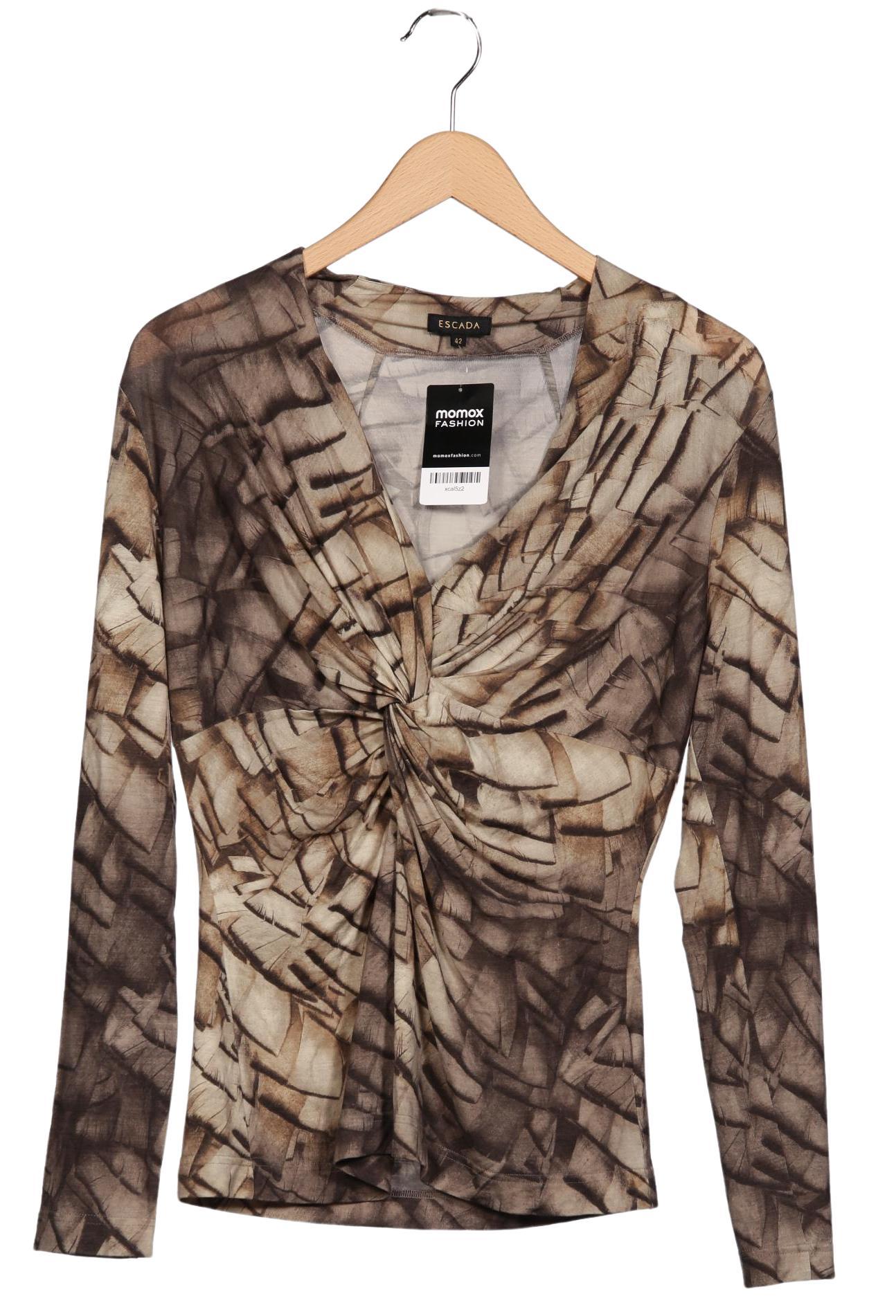 

Escada Damen Langarmshirt, grau, Gr. 42