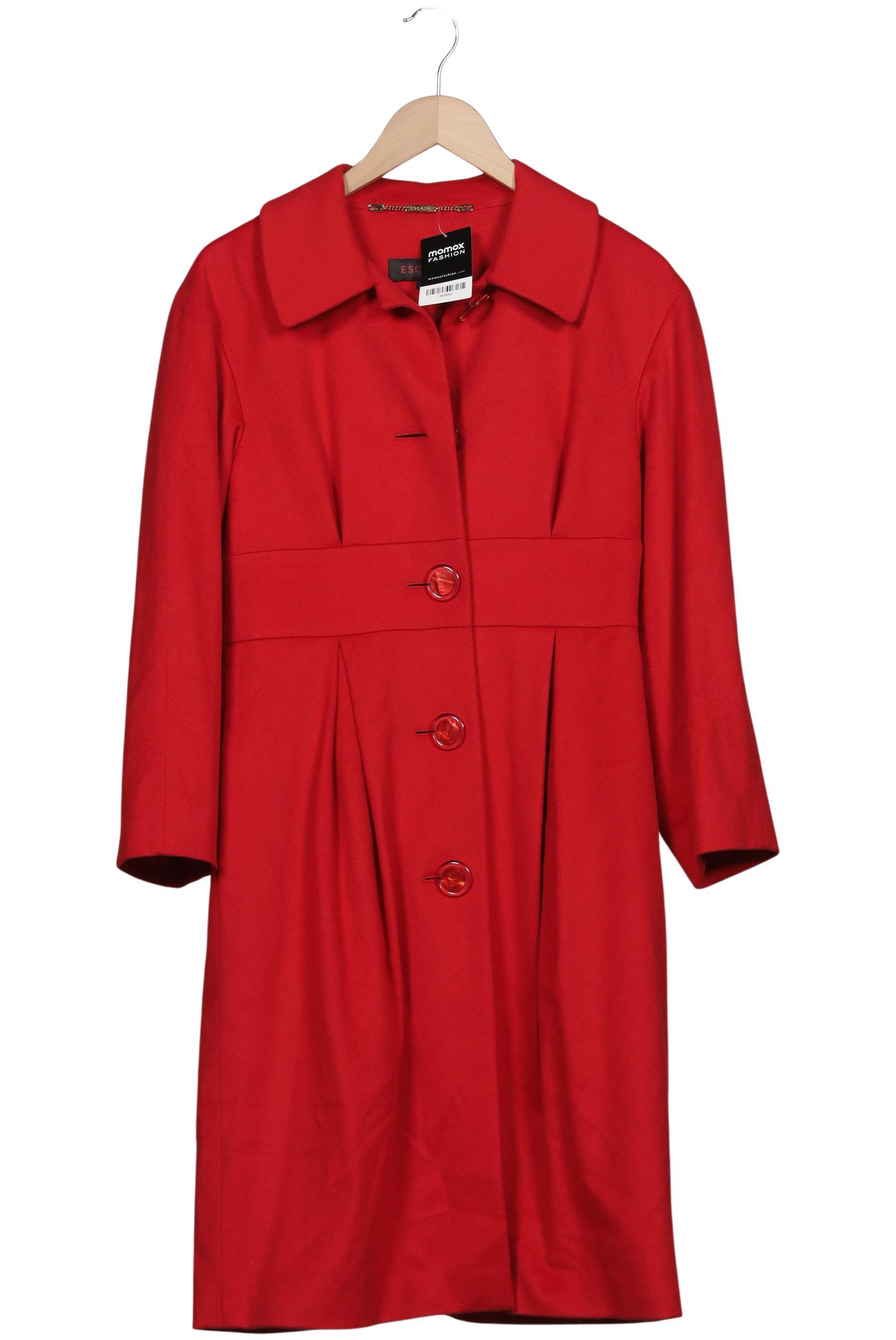 

Escada Damen Mantel, rot, Gr. 36