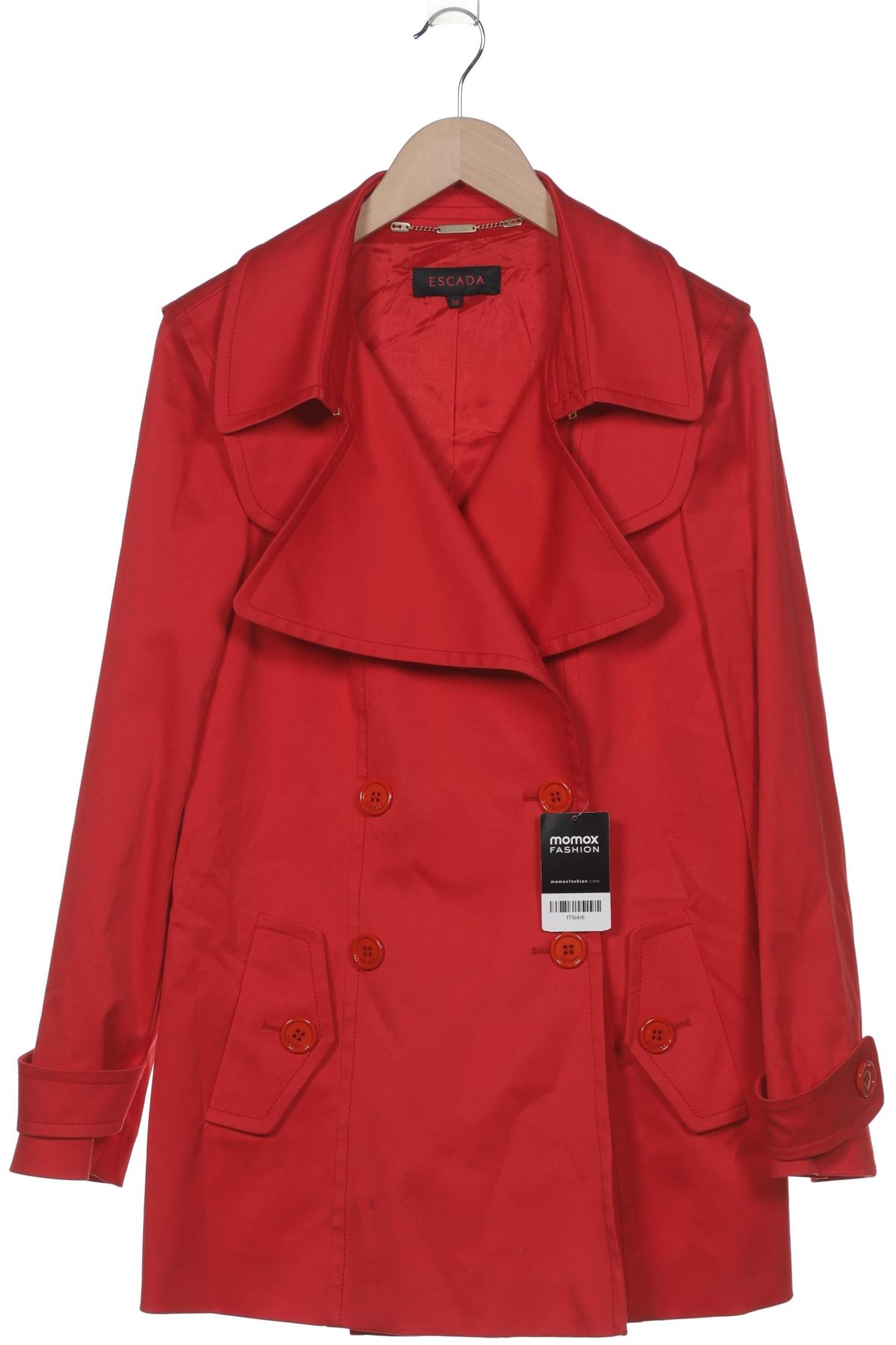 

Escada Damen Mantel, rot, Gr. 38