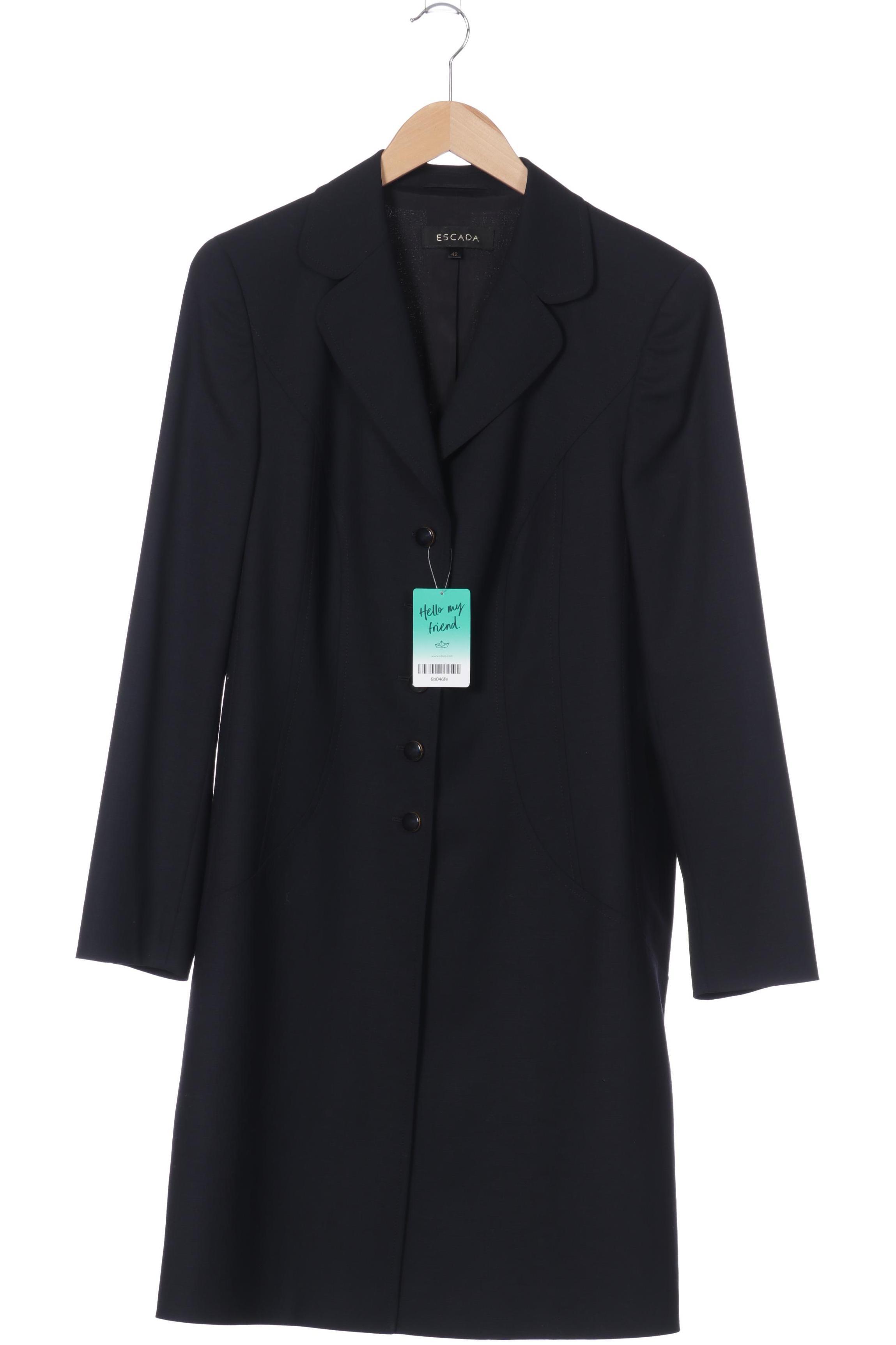 

Escada Damen Mantel, blau, Gr. 42