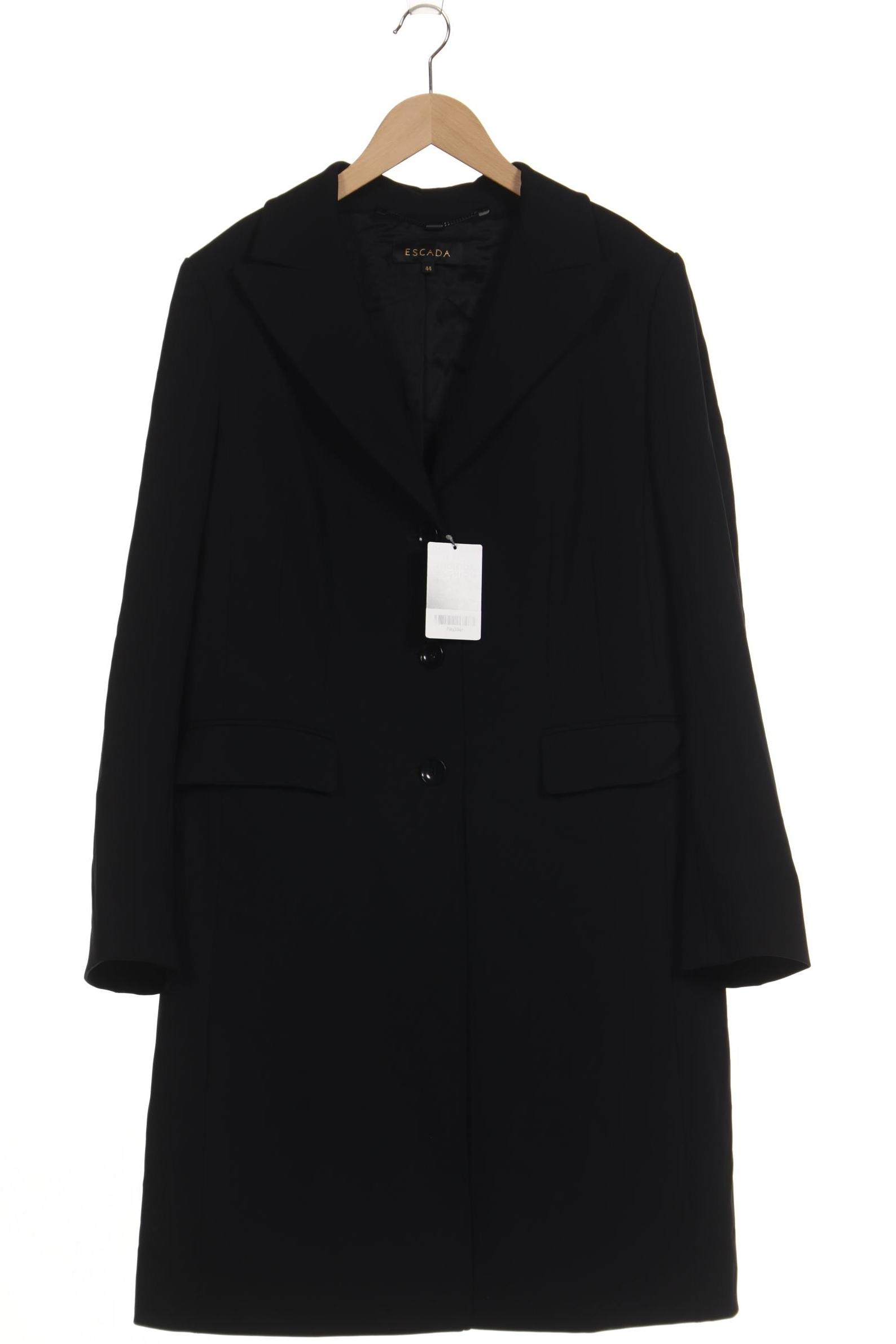 

Escada Damen Mantel, schwarz, Gr. 44